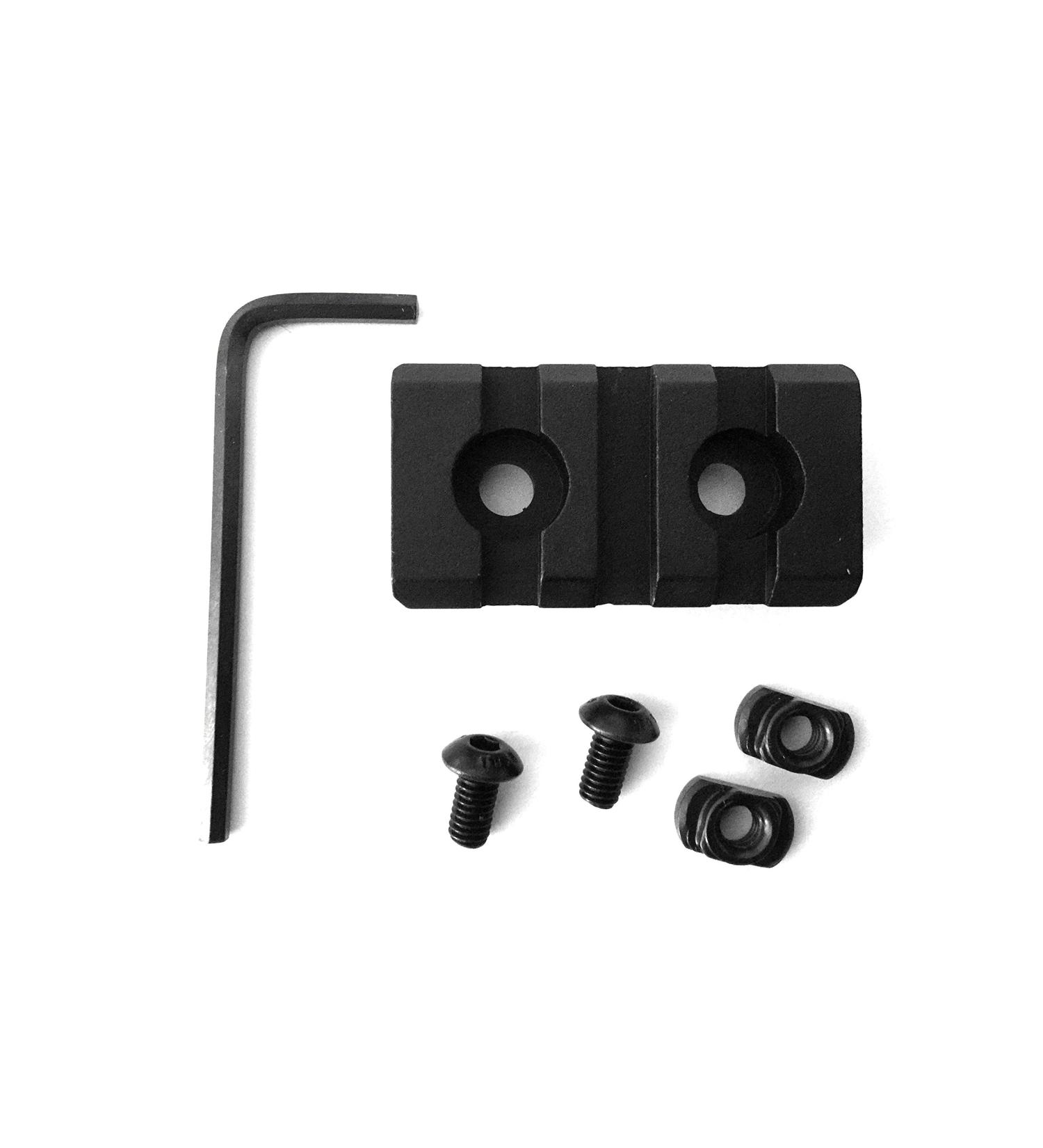 Ade Advanced Optics 3 Slots M-LOK Aluminum Rail Section - 2 Black - Buy Online on SooperMarket.com