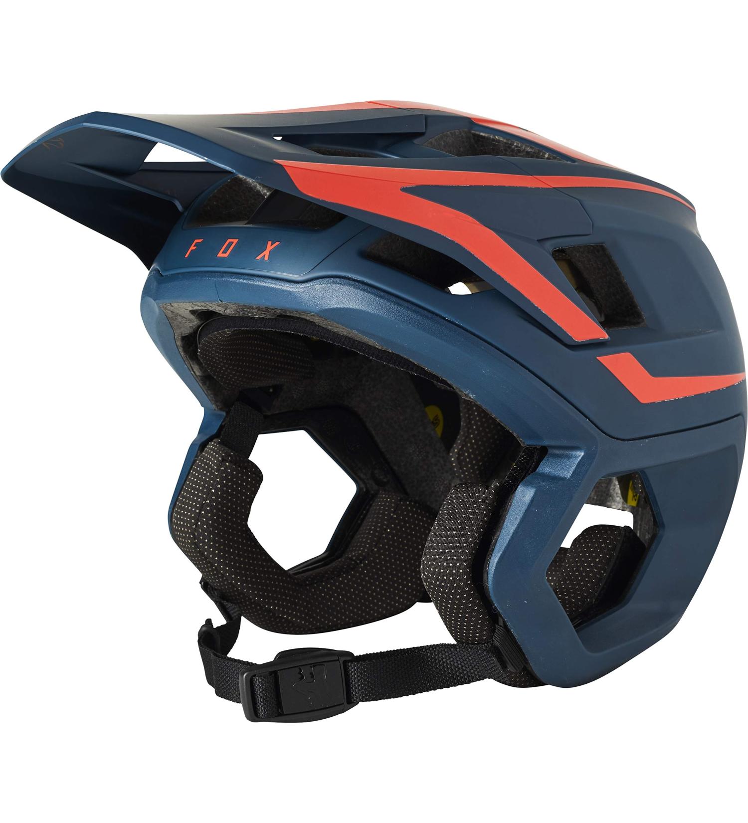 Fox Racing Men's DROPFRAME PRO Mountain Biking Helmet - Dark Indigo, Size Medium - Buy Online on SooperMarket.com