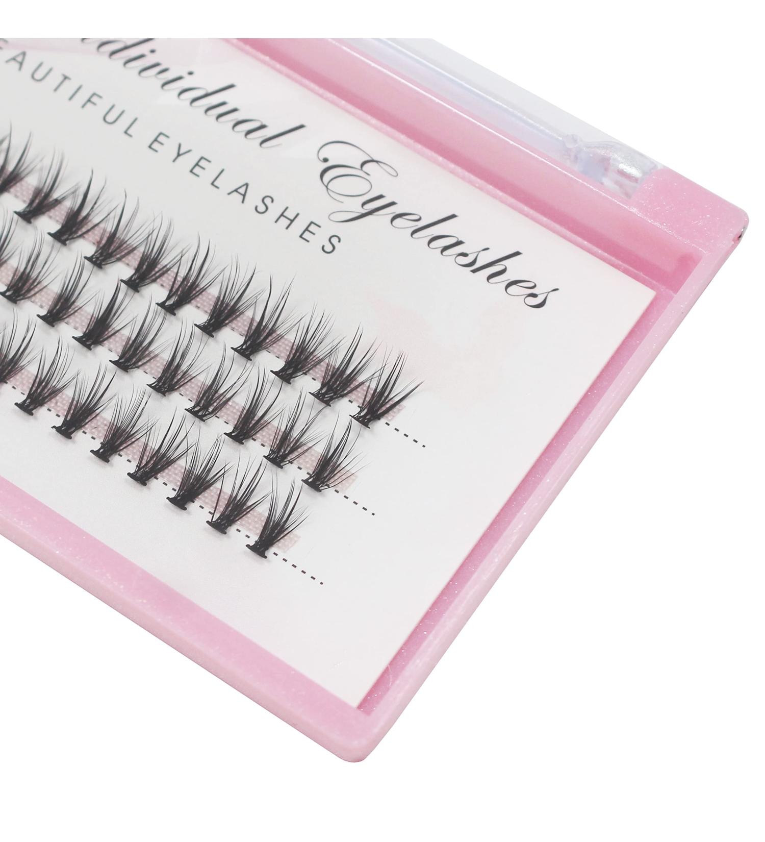 20 Root Soft 60pcs 0.07 C Curl 6D Wave Silk Eyelash Extensions - Handmade Mink Black Tools - 8mm - Buy Online on SooperMarket.com