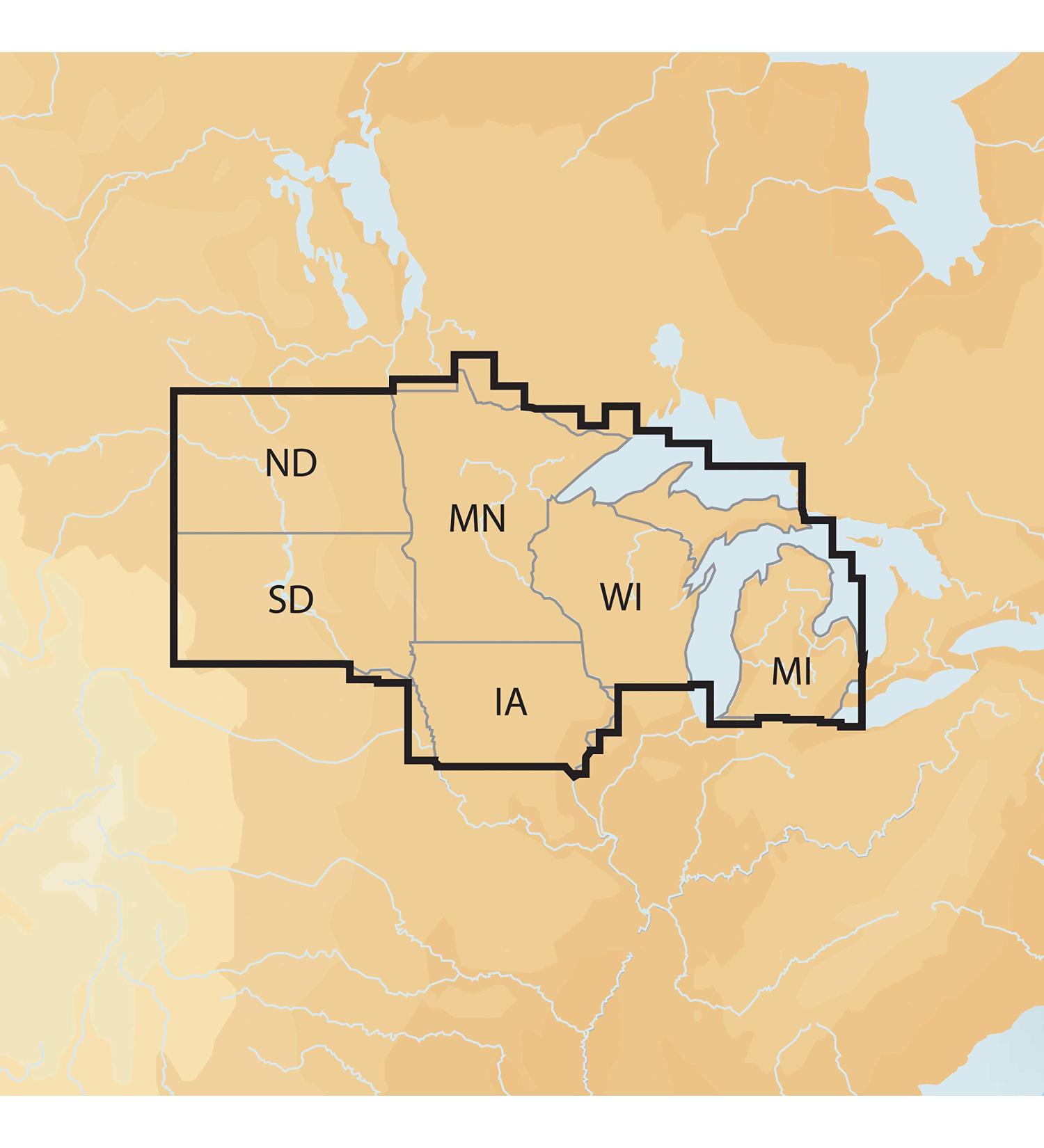 Navionics Plus Regions North Lake Charts on SD/MSD Black - Buy Online on SooperMarket.com