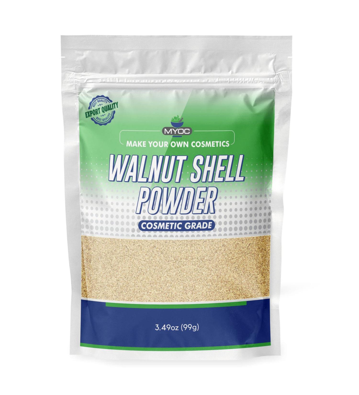 Premium Walnut Shell Powder - 3.4oz for Scrubs Hair Dye & Hand Cleansers | Bulk Options Available - Buy Online on SooperMarket.com