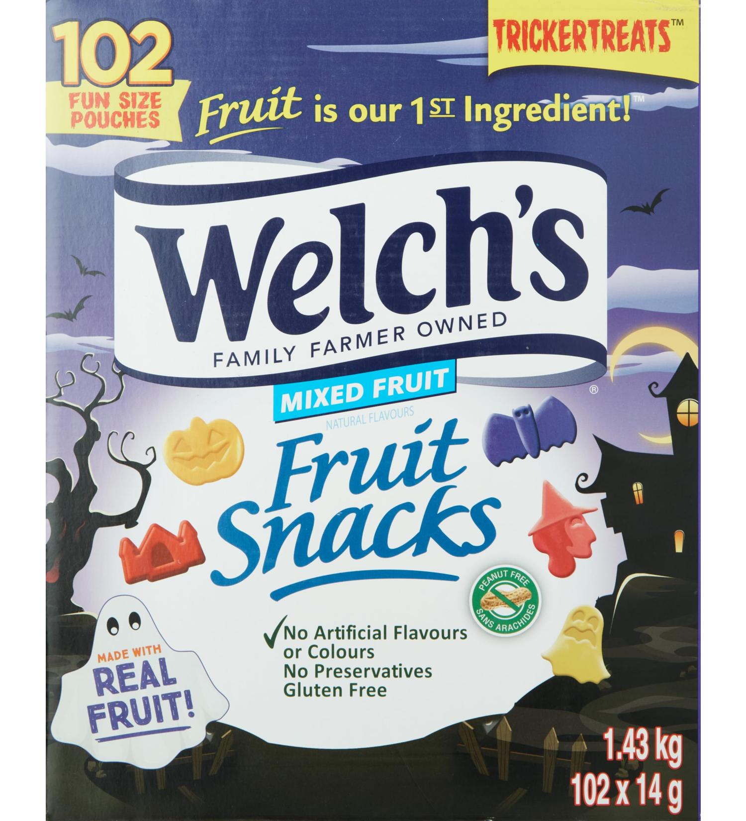 Welch's Fruit Snacks 102 Counts (Value Pack) - Buy Online on SooperMarket.com
