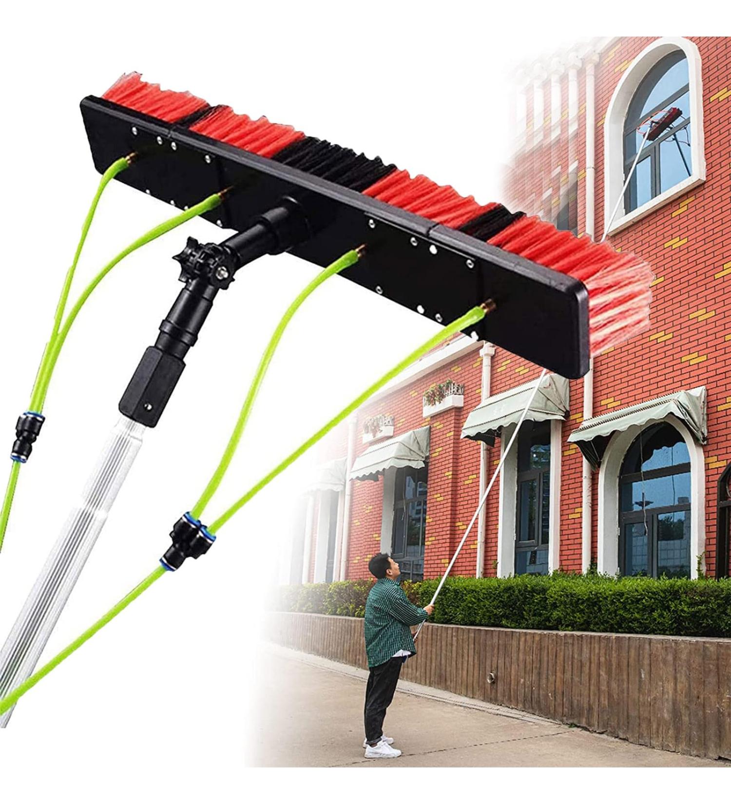 photovoltaic cleaner window cleaning pole Photovoltaic Panel Cleaning 3-12M Water Fed Telescopic Brush Window Clean Extendable Cleaner Conservatory Roof Cleaning Tools 50CM Brush Head 7m 5m pole - Buy Online on SooperMarket.com