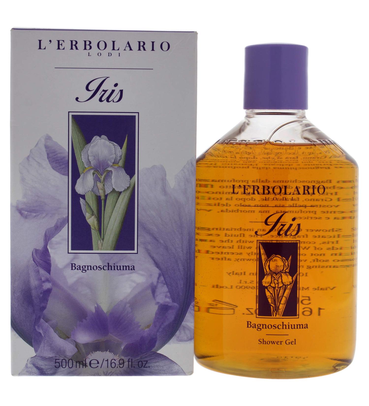 Iris Bath Foam 500ml by L'Erbolario Lodi - Luxury International Shipping & Skin Care Essential - Buy Online on SooperMarket.com