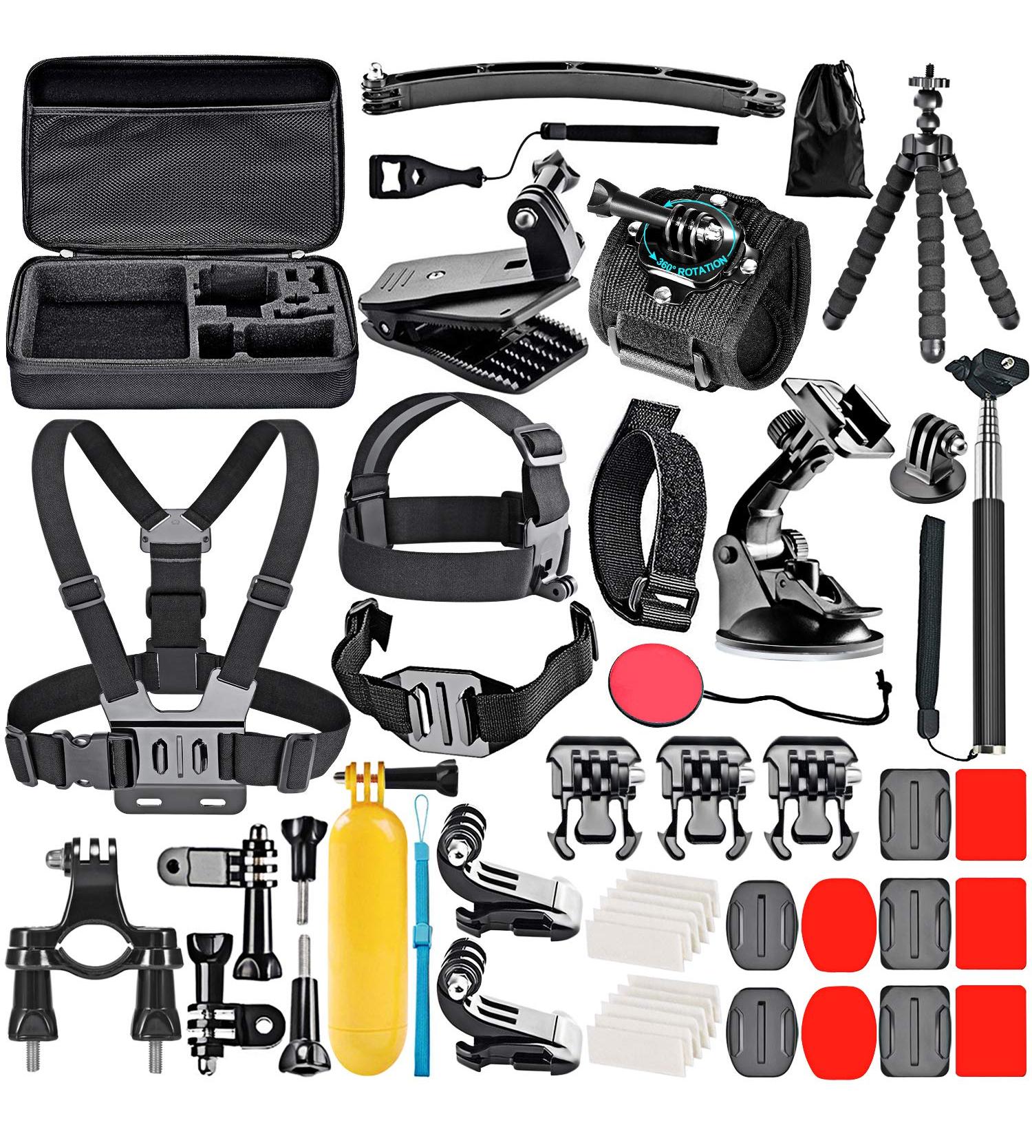 NEEWER 50-in-1 Action Camera Accessory Kit for GoPro, DJI, Insta360 & More - Buy Online on SooperMarket.com