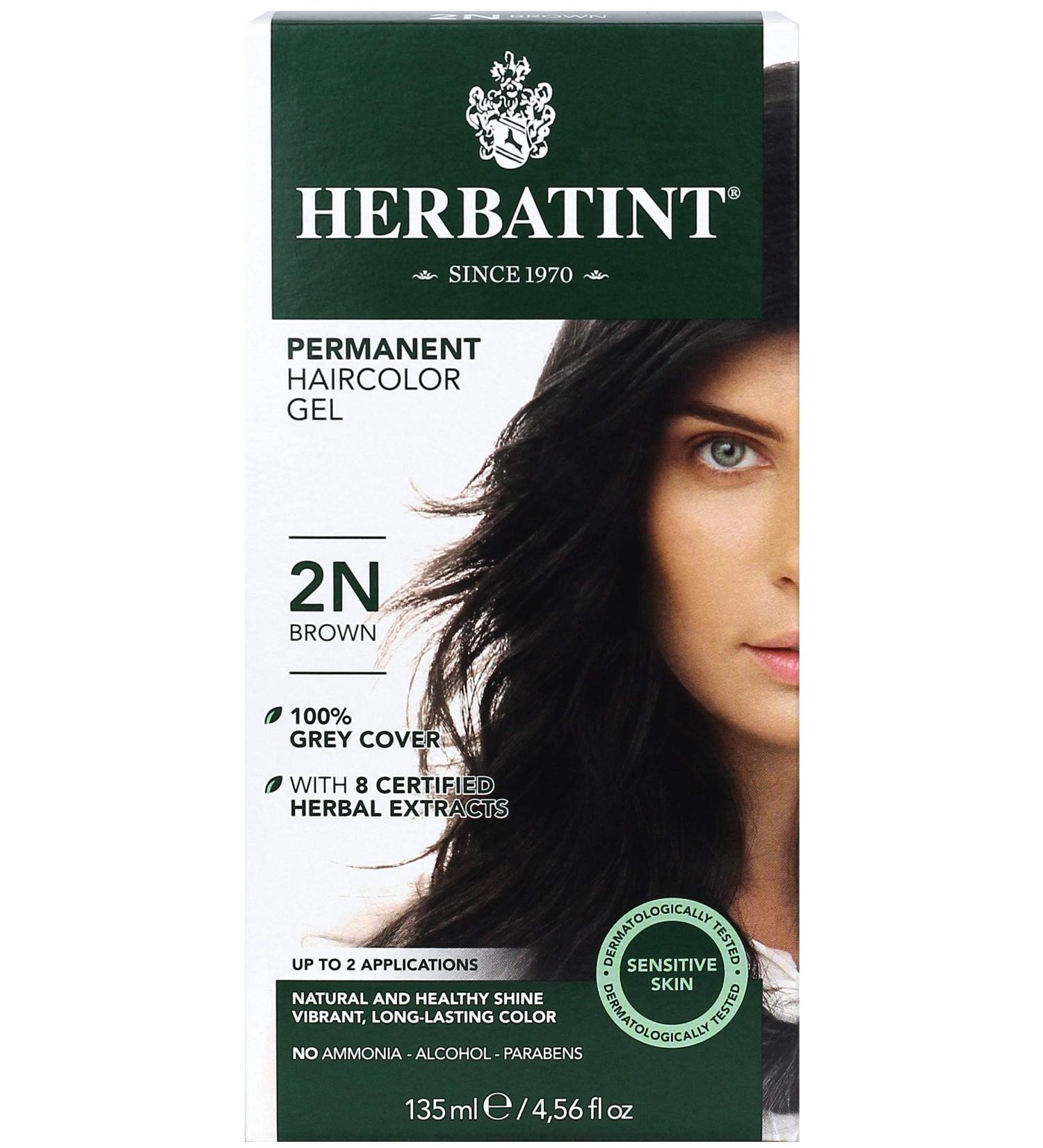 Herbatint HR Color 2N Brown - Natural Herbal Hair Dye for Rich Lasting Color | International Shipping Available - Buy Online on SooperMarket.com