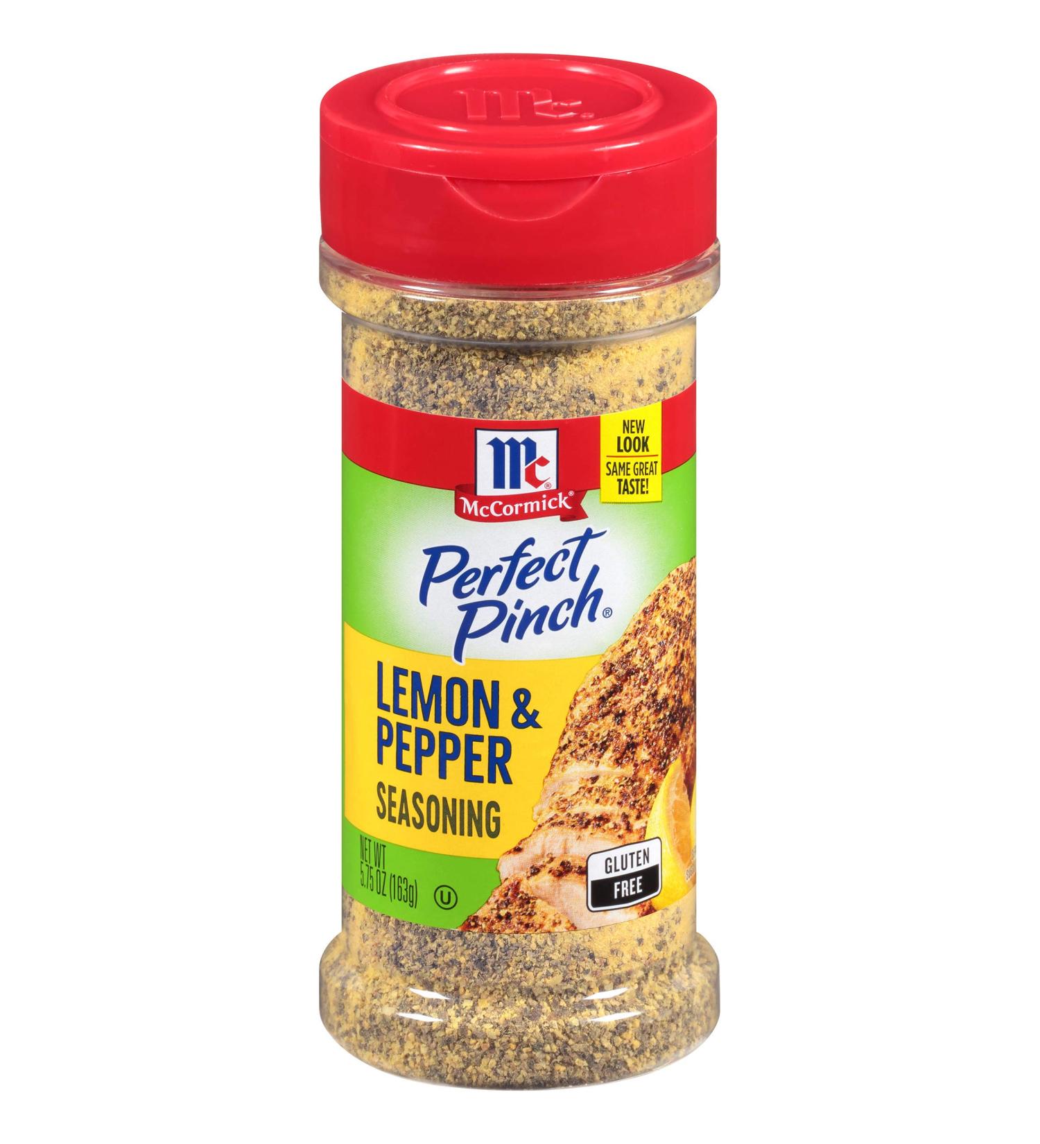McCormick Perfect Pinch Lemon & Pepper Seasoning  5.75 oz 5.75 Ounce (Pack of 1) - Buy Online on SooperMarket.com