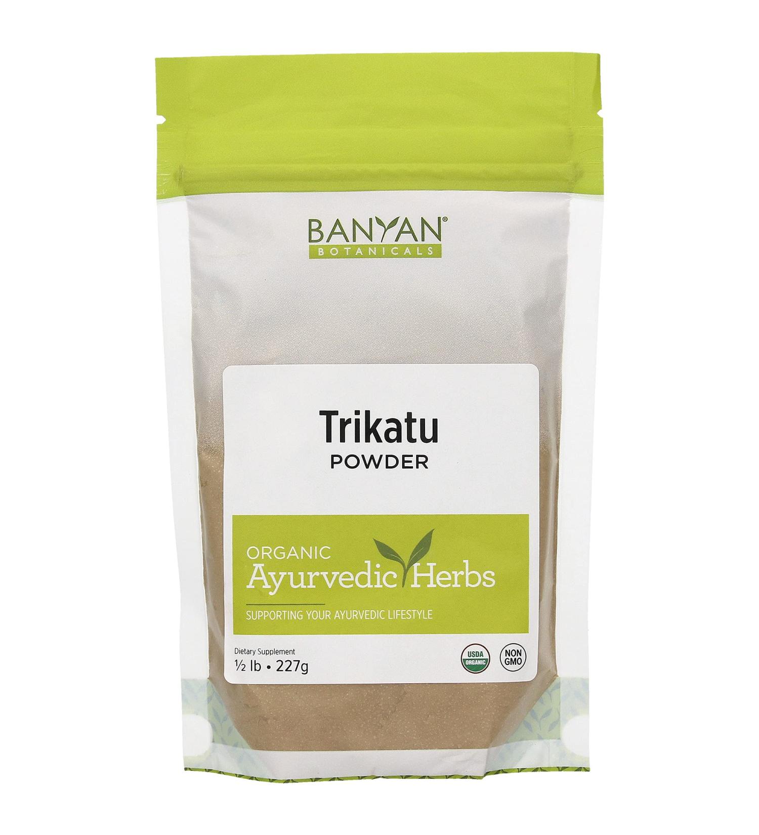 Banyan Botanicals Trikatu Powder - USDA Organic 8 oz - Digestive Support for Heavy Foods - Buy Online on SooperMarket.com