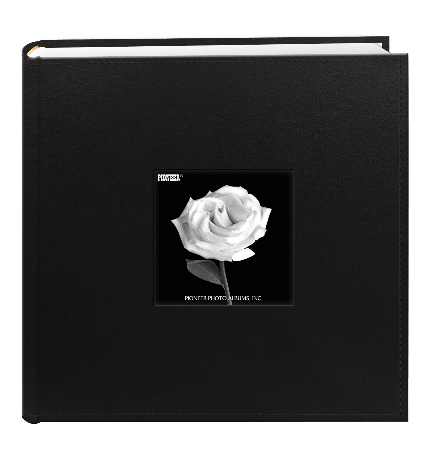 Pioneer Photo Album DA-200SF/BLK 200 Pocket Sewn Leatherette Frame Cover Album 4x6 - Black - Buy Online on SooperMarket.com