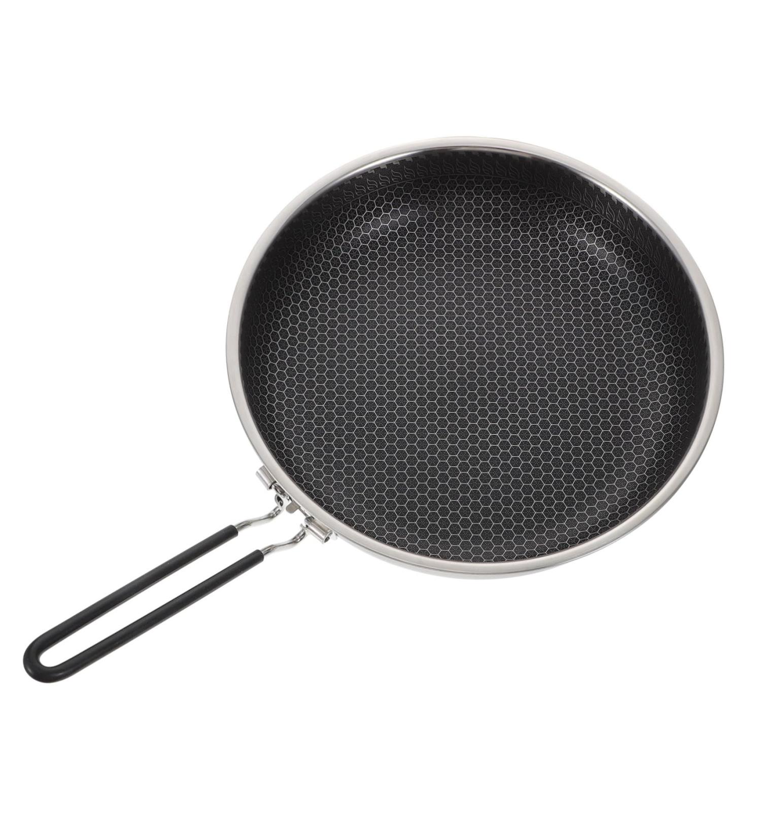 MAGICLULU Stainless Steel Griddle 1pc Outdoor Non Stick Pan Iron Honeycomb Water Cup Camping Skillet - Buy Online on SooperMarket.com