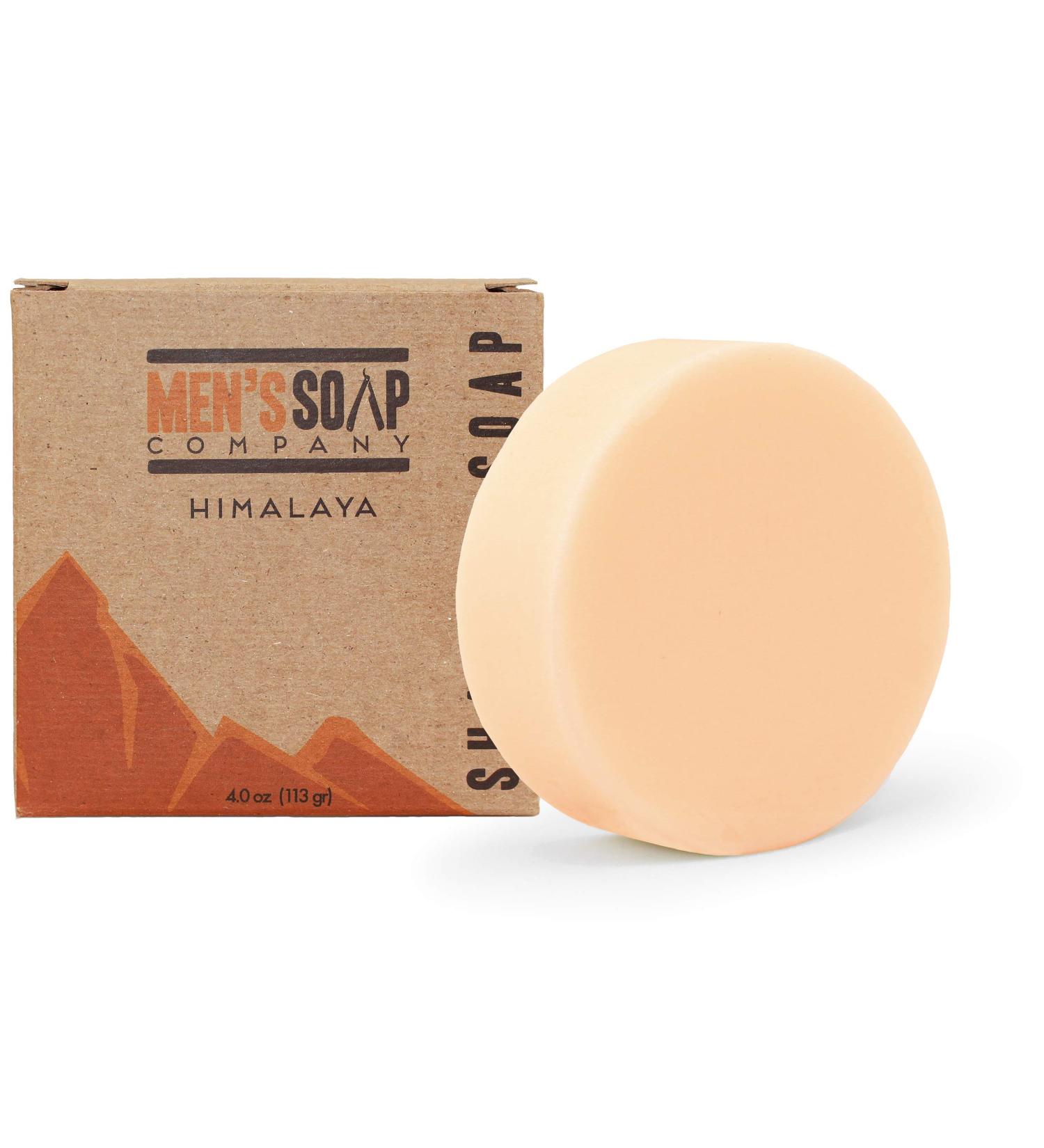 Mens Soap Company Shaving Soap 4.0 oz Refill Puck | Natural Vegan Ingredients | Shea Butter & Vitamin E | Thick Lather for Skin Protection - Buy Online on SooperMarket.com