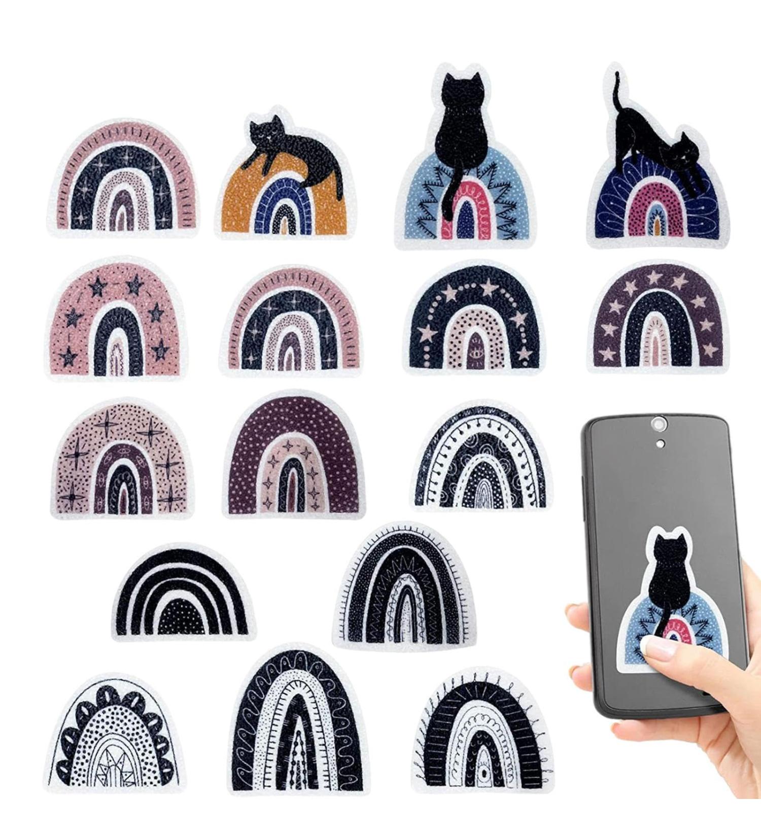 Shenrongtong Reusable Sedan: 16-Piece Crushed Stone Structure Stickers for Unique Decor - Buy Online on SooperMarket.com