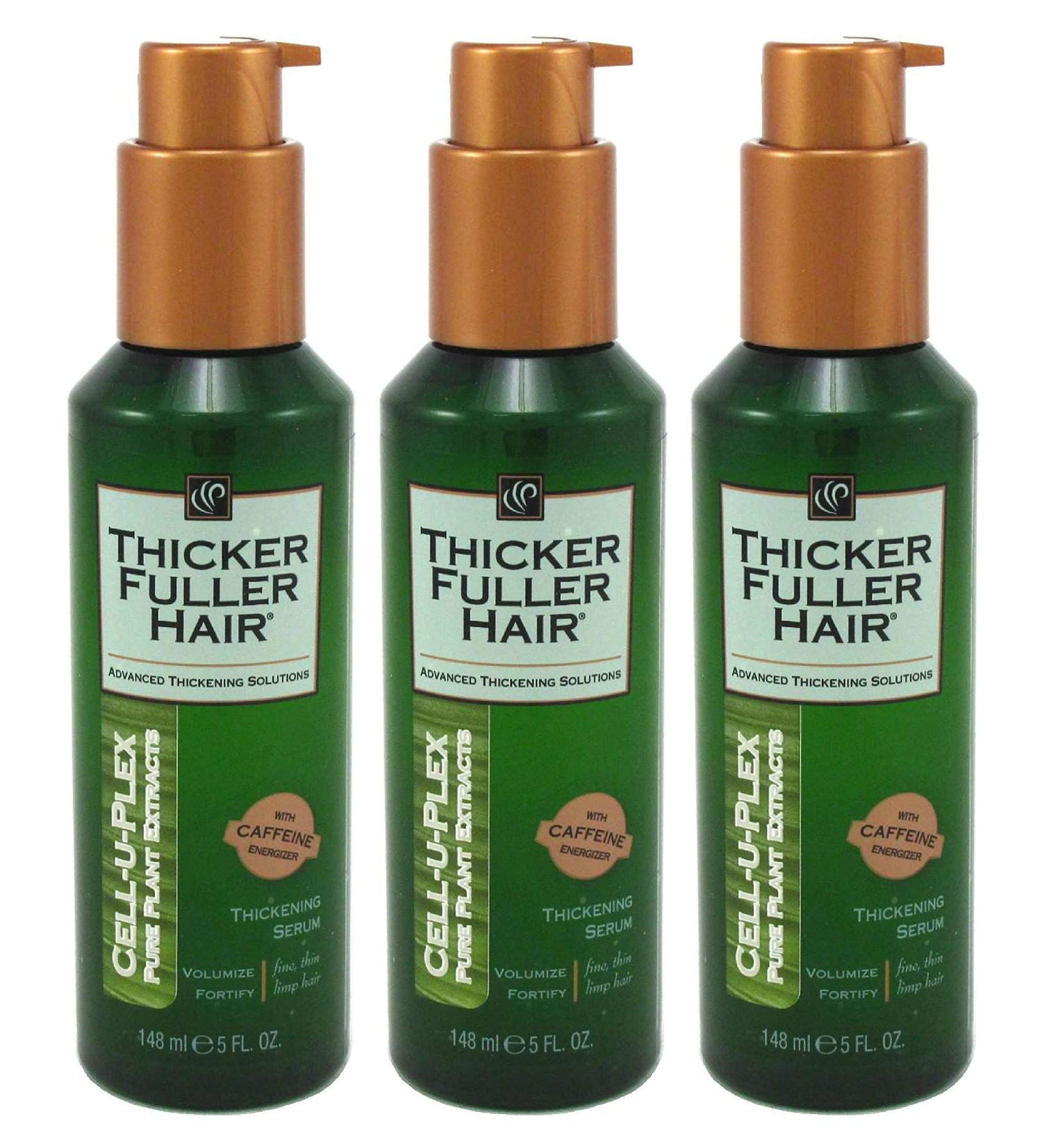 Thicker Fuller Hair Instantly Thick Serum 5oz - Cell-U-Plex (3 Pack) - Buy Online on SooperMarket.com