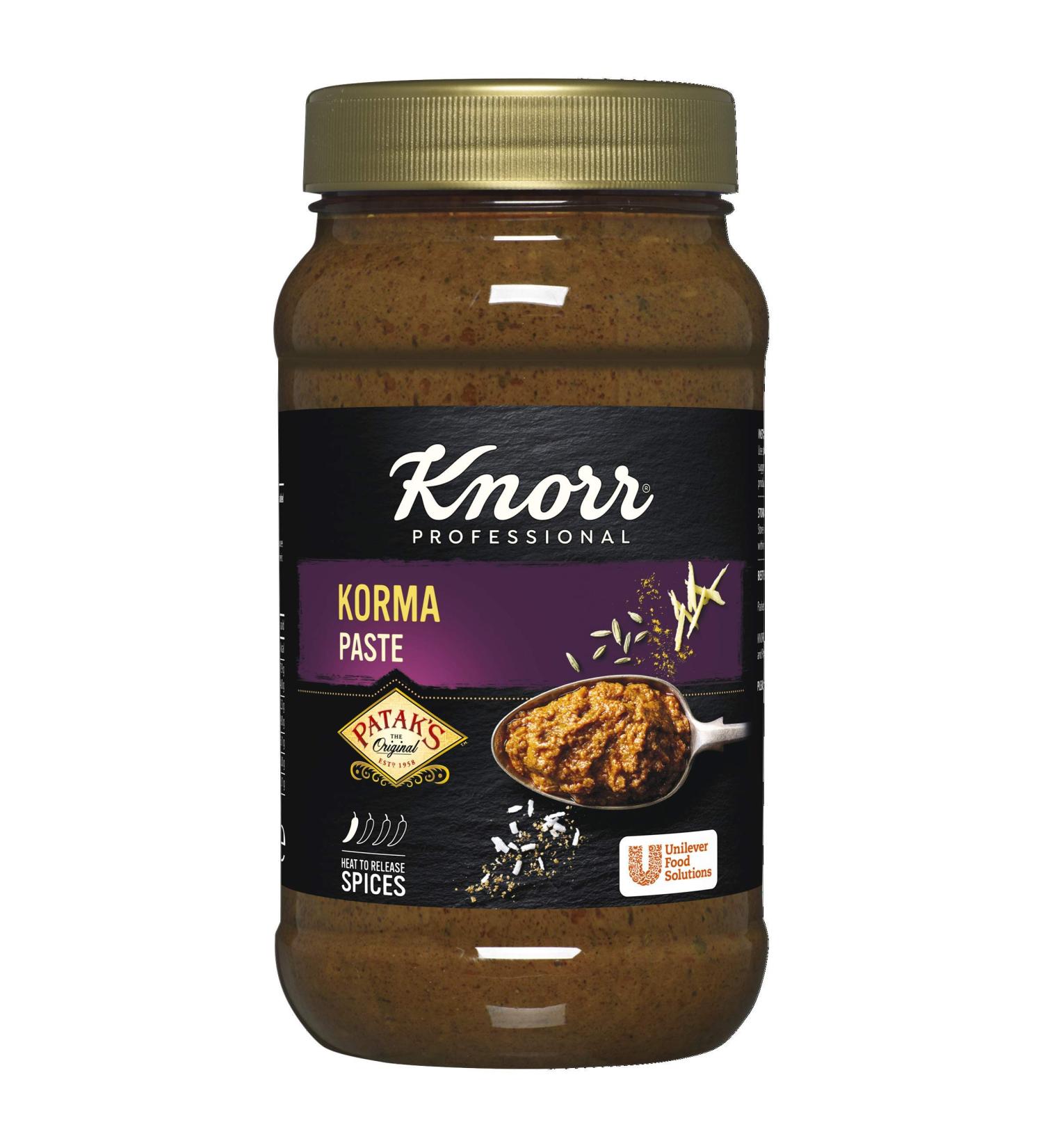 Knorr Patak's Professional Korma Paste 1.1kg - Authentic Indian Flavor for Professional Kitchens - Buy Online on SooperMarket.com