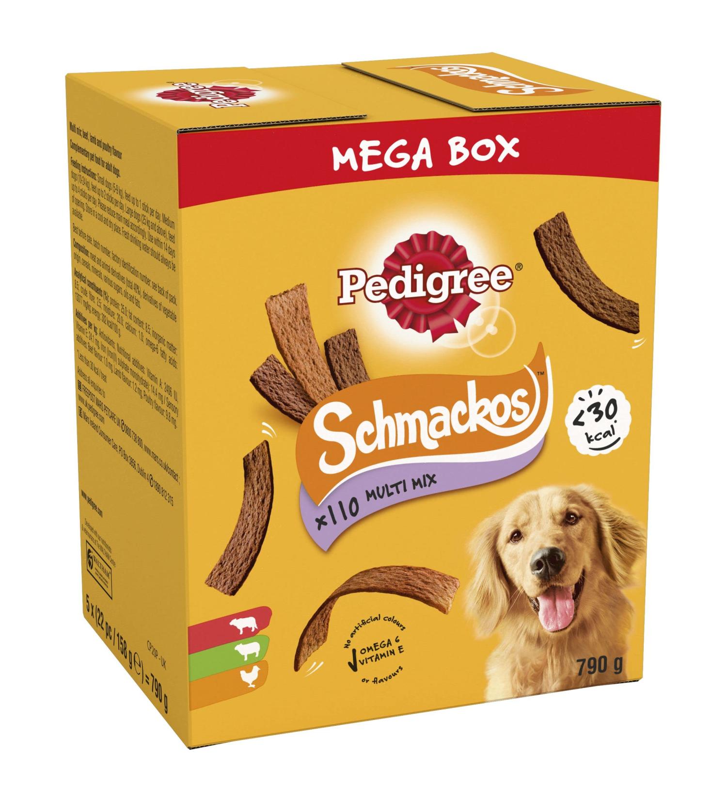 Pedigree Schmackos - Dog Treats Meat Variety 110 Strips - Buy Online on SooperMarket.com