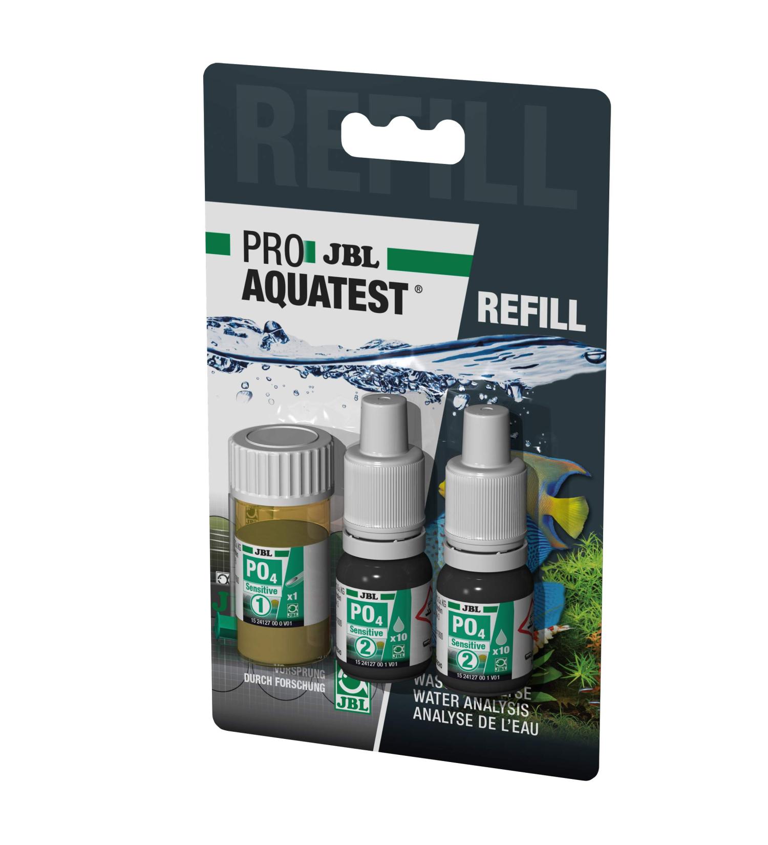 JBL Water Test Fulfillment for Sweet & Sea Water Aquariums | Proaquatest Po4 Phosphat Sensitive Refill (3 Pieces) | Accurate Testing for Healthy Ponds & Aquariums Proaqua 2019 - Buy Online on SooperMarket.com