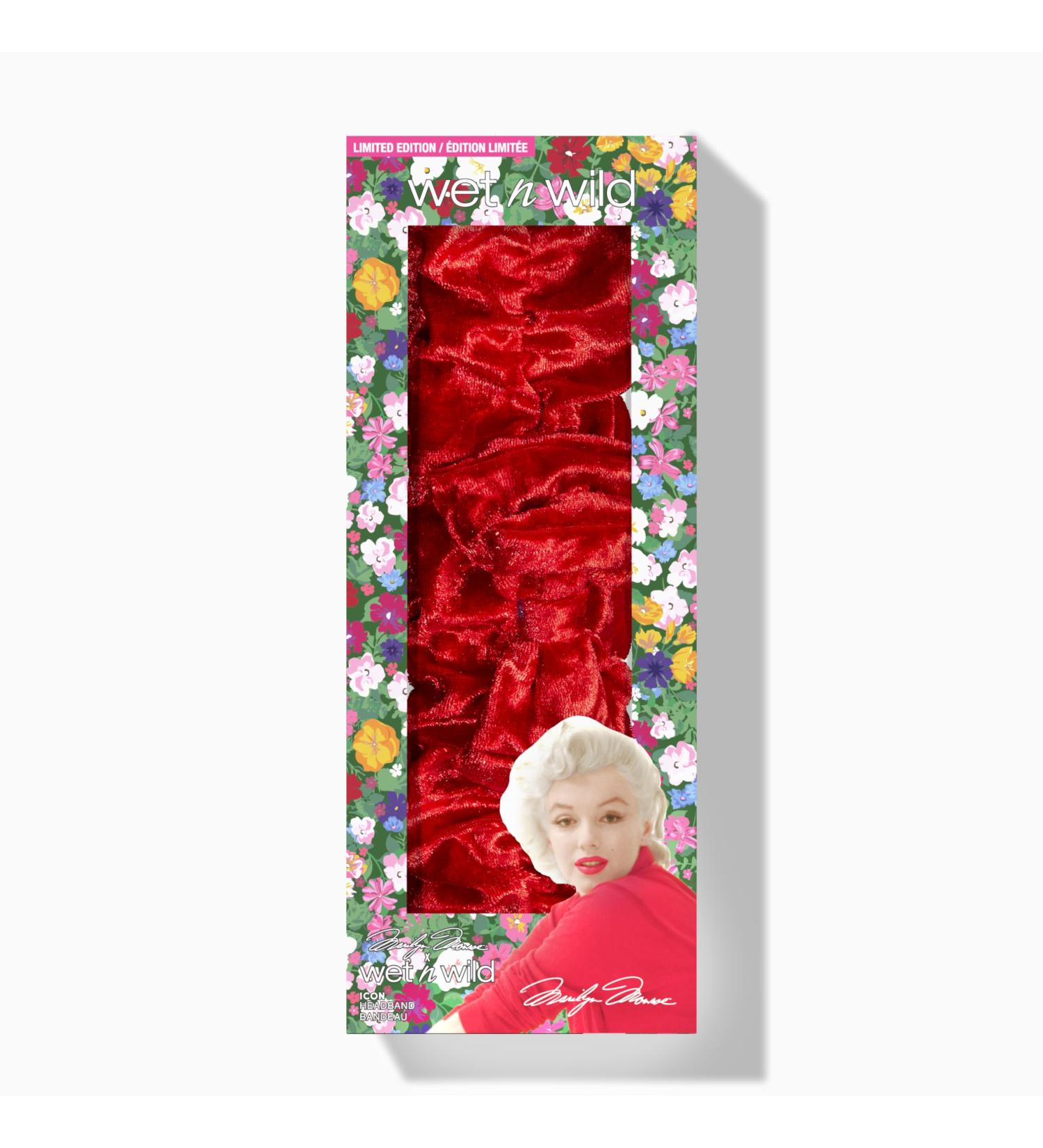 Wet n Wild Marilyn Monroe Icon Headband Make-Up Hair Band in Velvety Soft Fabric Red Headband for Makeup and Skincare Routine No-Slip Design - Buy Online on SooperMarket.com