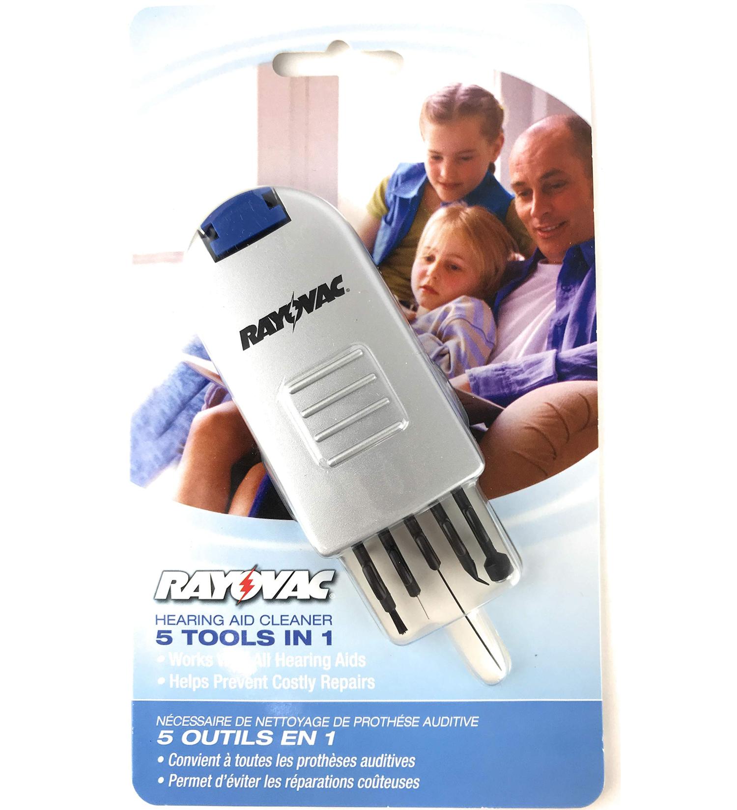 Hearing Aid Cleaner 5 Tools in 1 by RAYOVAC
