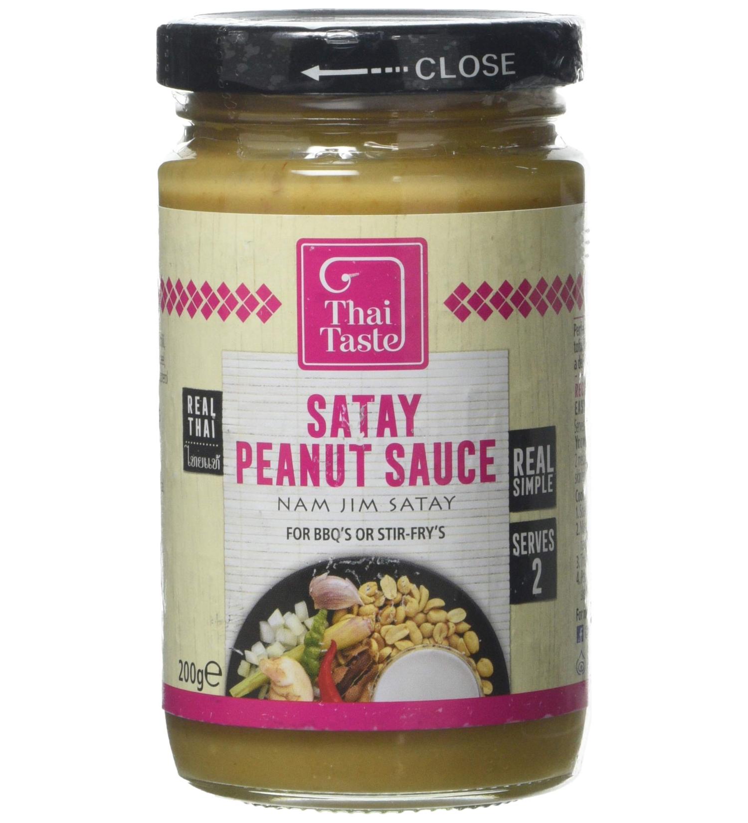Thai Taste Nam Jim Satay Peanut Sauce 200g - Buy Online on SooperMarket.com