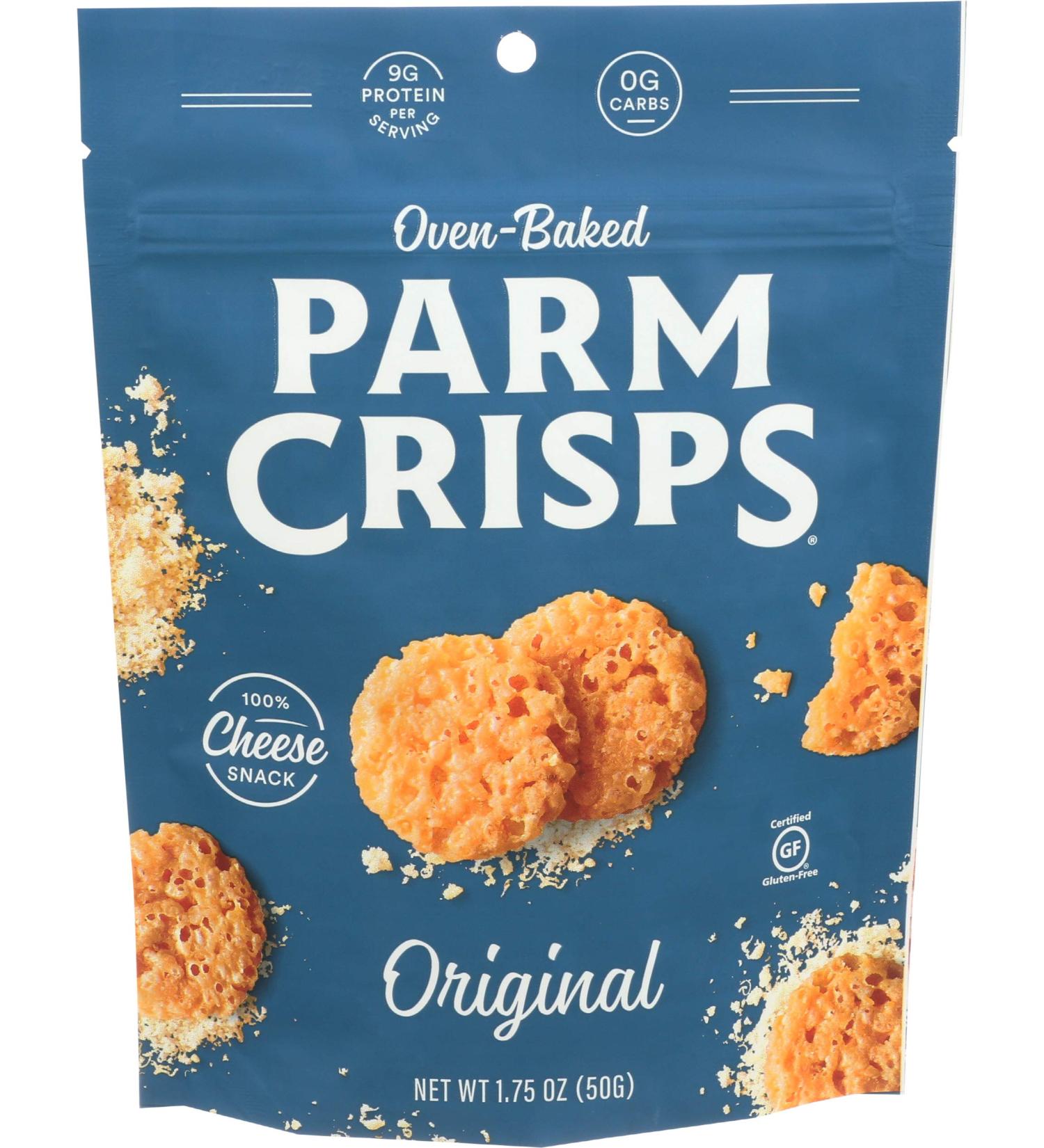 ParmCrisps Original Flavor 1.75 oz - Crispy Parmesan Cheese Snack - Buy Online on SooperMarket.com