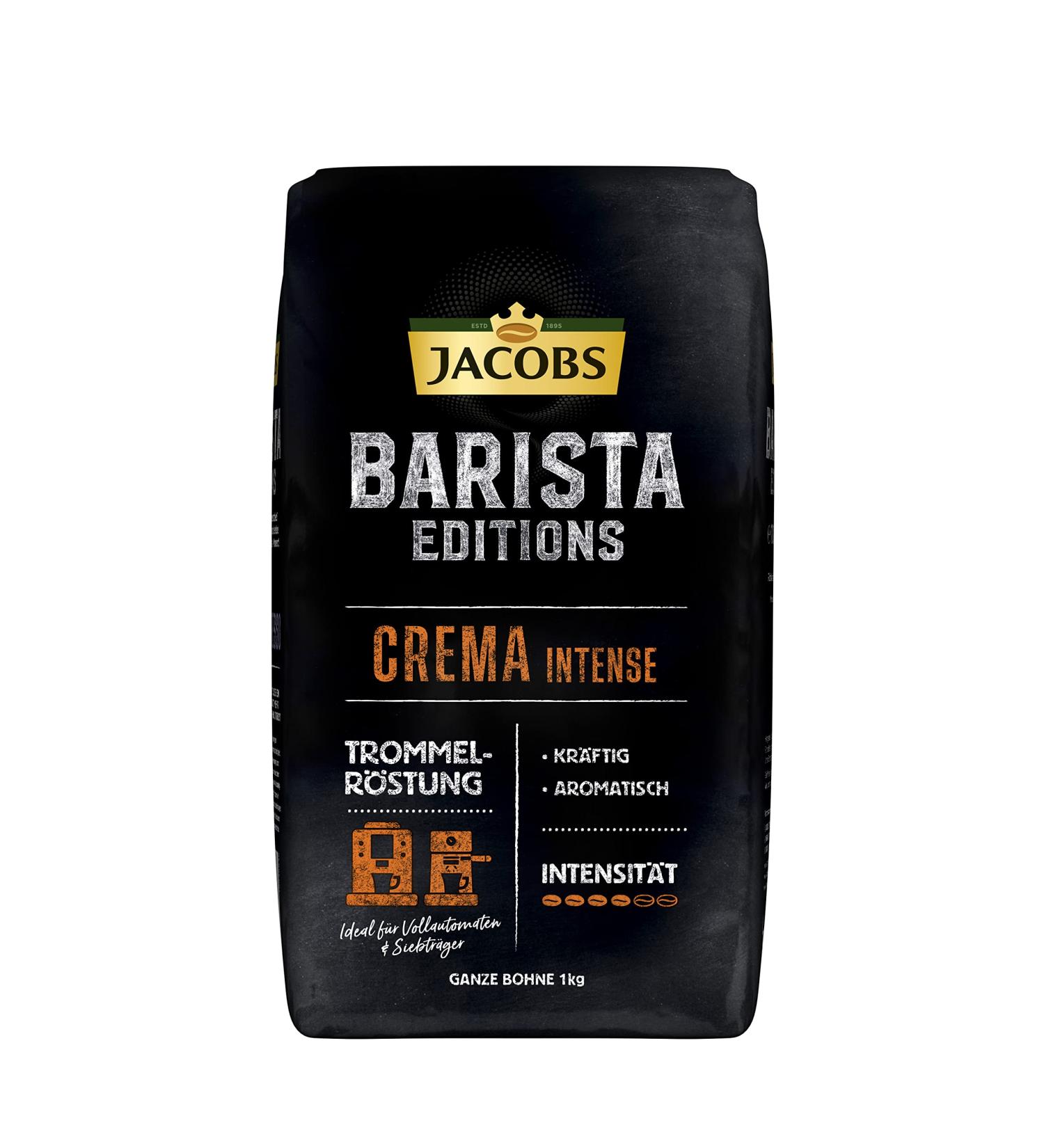 Buy Jacobs Coffee Beans Barista Editions 1000g - Crema Intense | International Shipping - Buy Online on SooperMarket.com