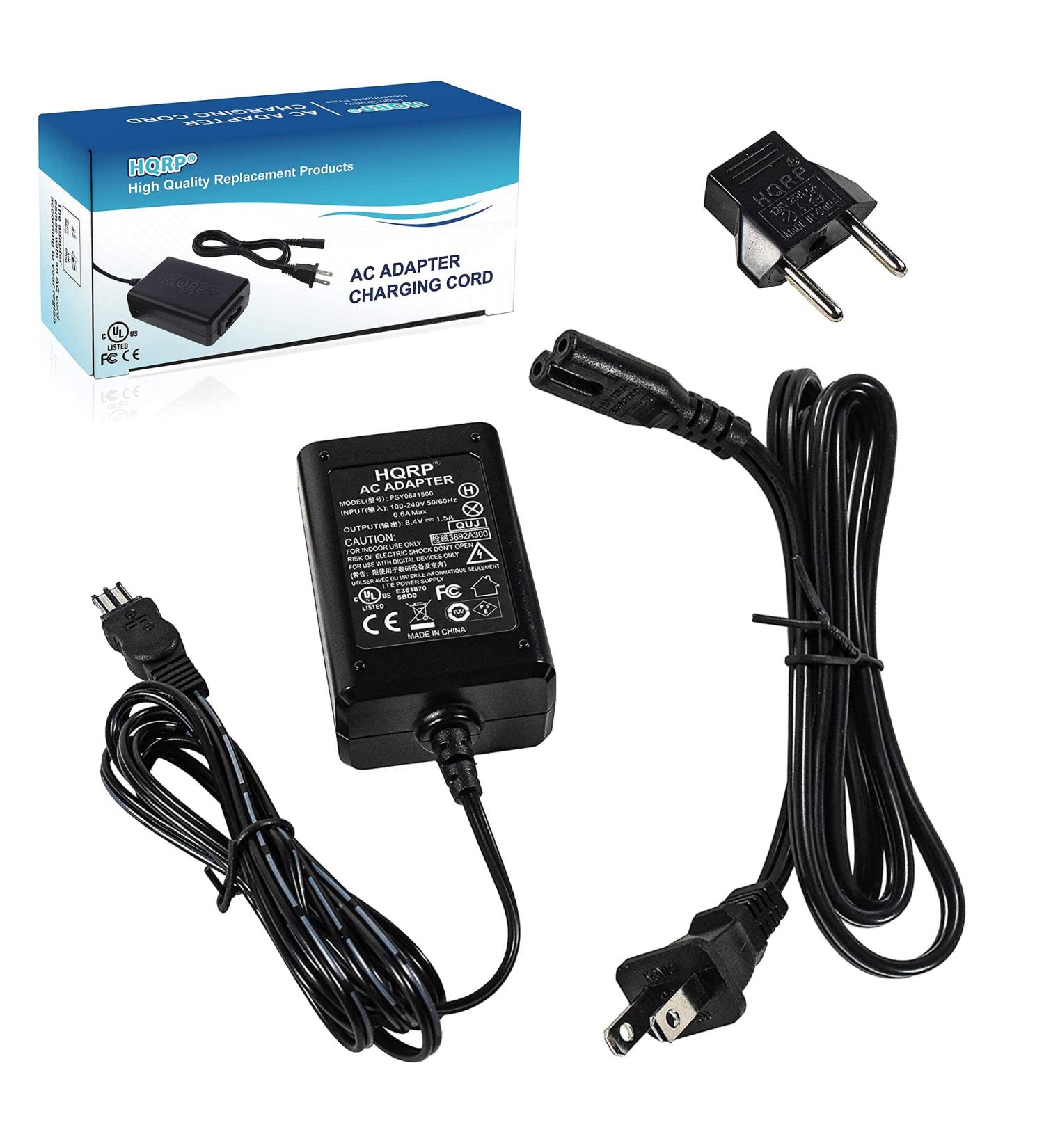 HQRP 8.4V AC Adapter Charger for Sony HandyCam CCD-TRV Series Camcorders - Buy Online on SooperMarket.com