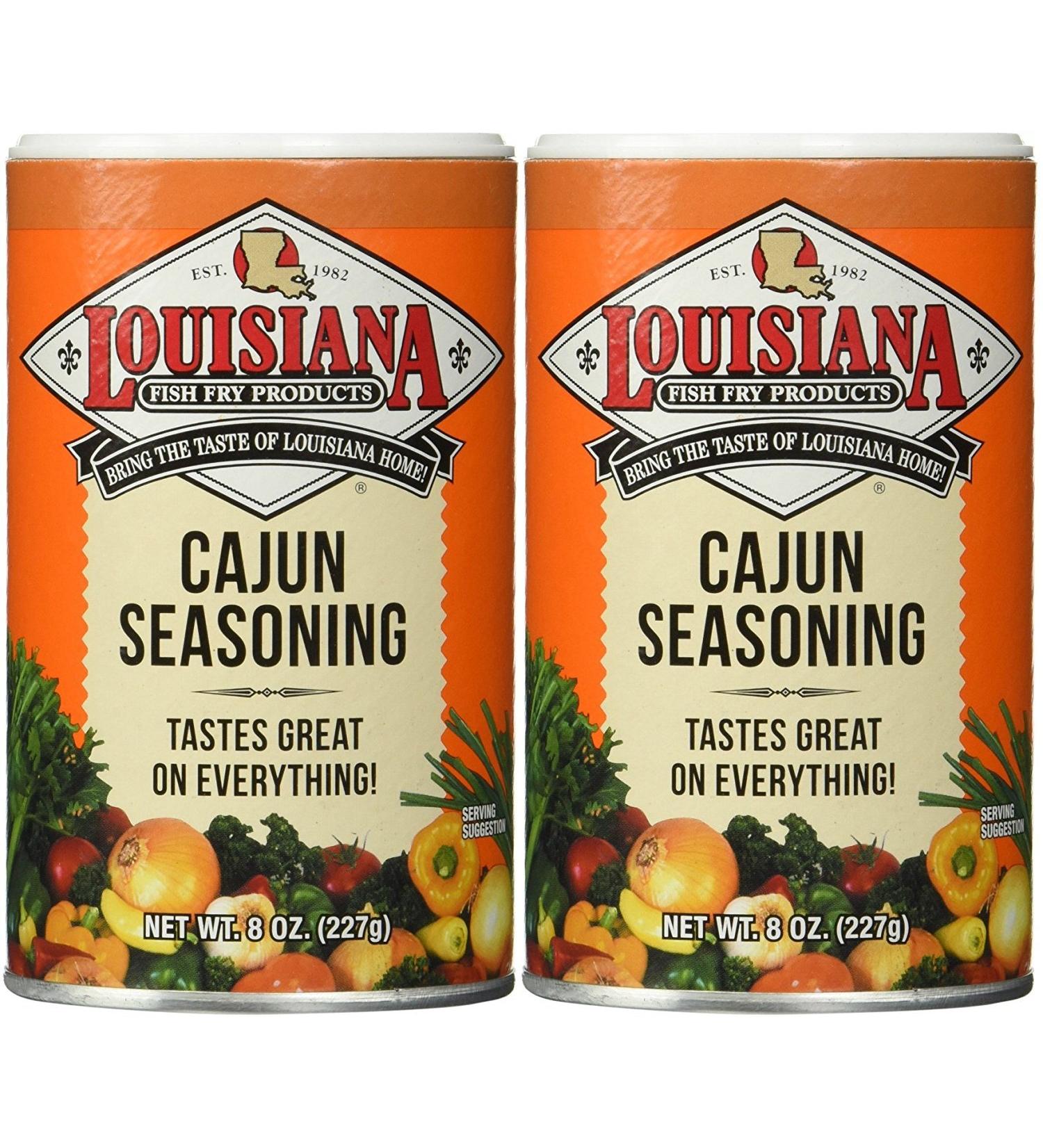 Louisiana Fish Fry Cajun Seasoning 8 Oz (2 Pack) - Authentic Cajun Flavor for Your Dishes - Buy Online on SooperMarket.com