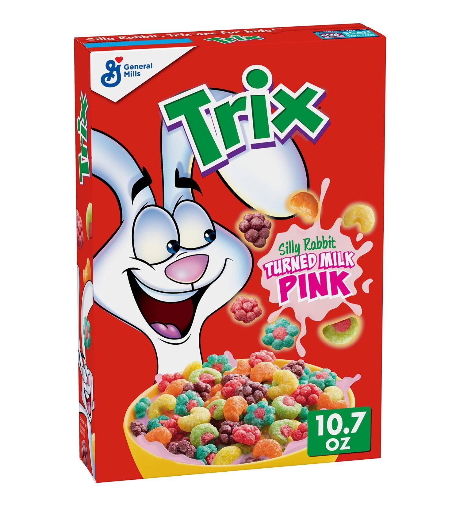 Trix Fruity Breakfast Cereal - 6 Shapes, Whole Grain - 10.7 OZ - Buy Online on SooperMarket.com