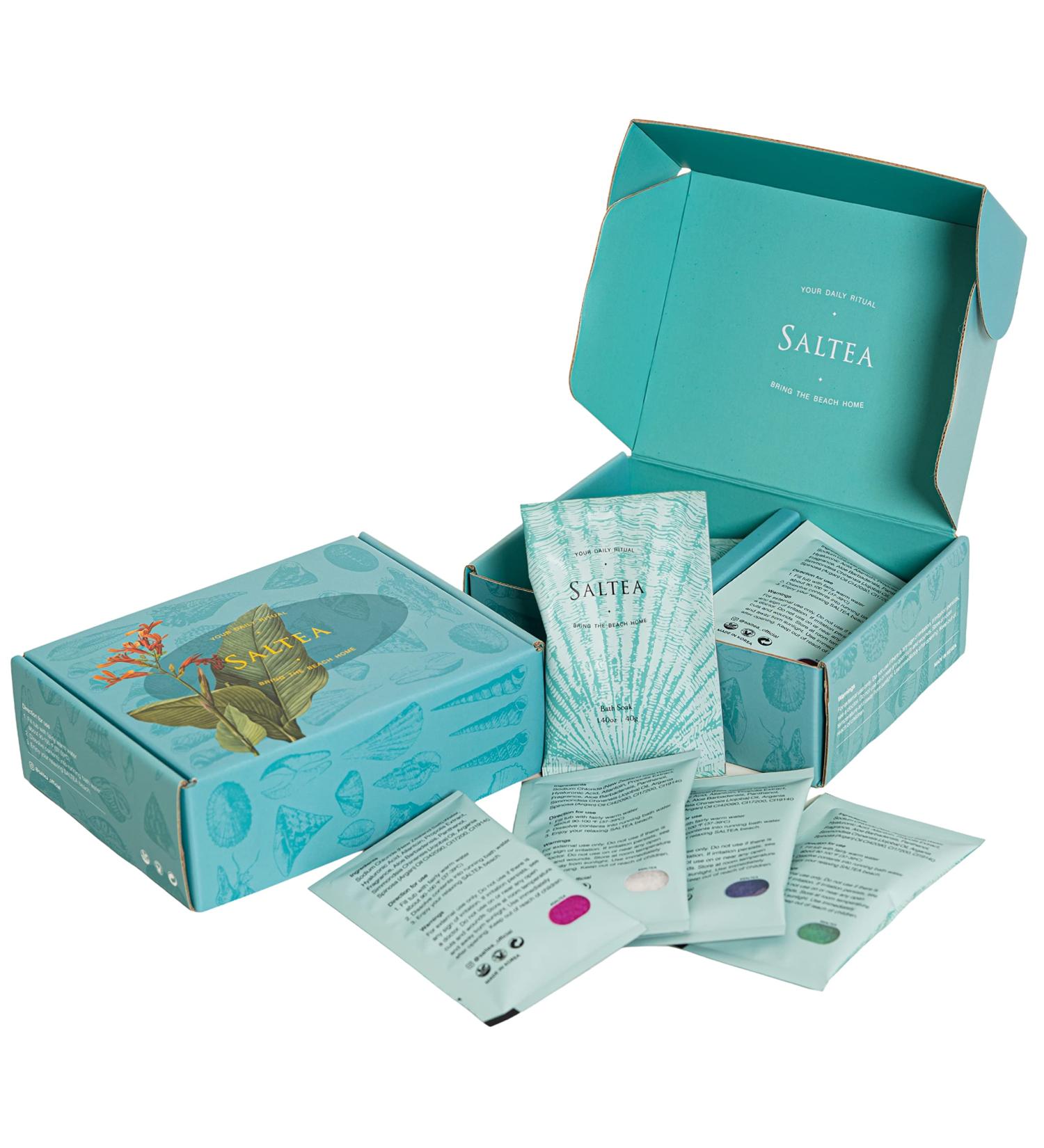 Luxury Spa Bath Salts for Soothing Bubble Bath - Set of 10 Packets (Vetiver) - Buy Online on SooperMarket.com