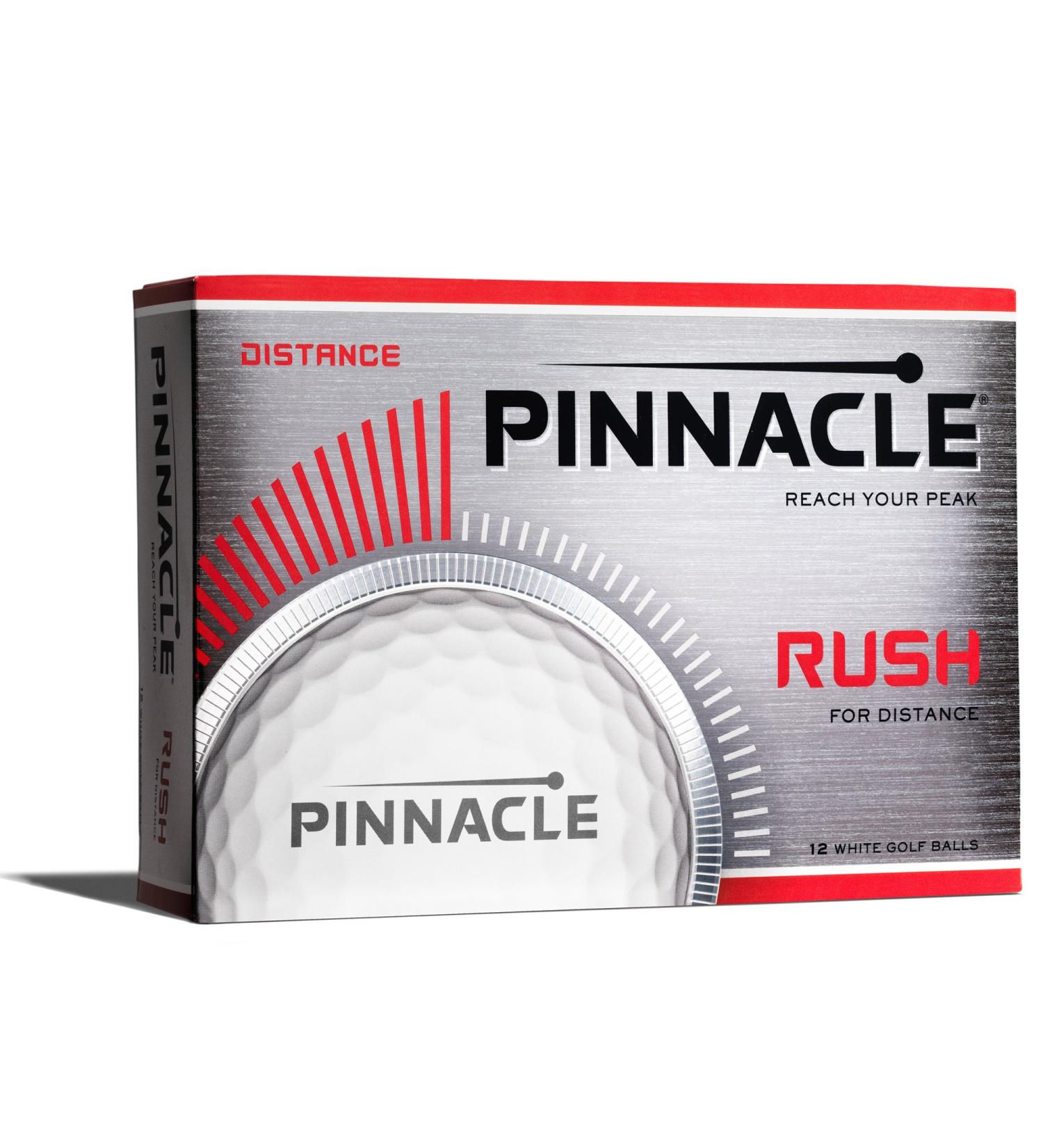 Pinnacle Rush Golf Balls - White (12 Pack) - Buy Online on SooperMarket.com