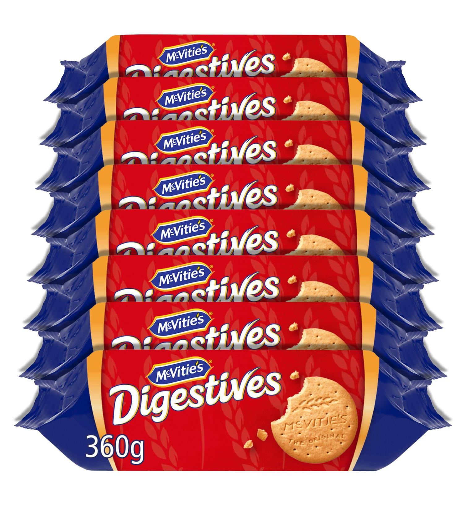 McVitie's Digestives The Original Biscuits 360 g (8 Pack) The Original 360 g (8 Pack) - Buy Online on SooperMarket.com