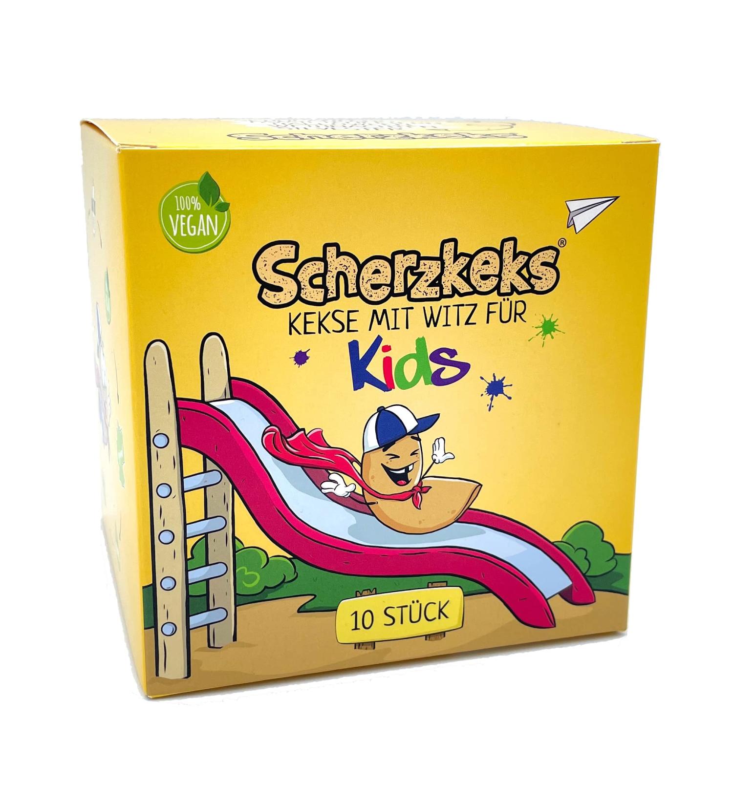 Scherzkeks Kids Fortune Cookies - 10 Fun Joke Cookies for Birthdays & Celebrations - Buy Online on SooperMarket.com