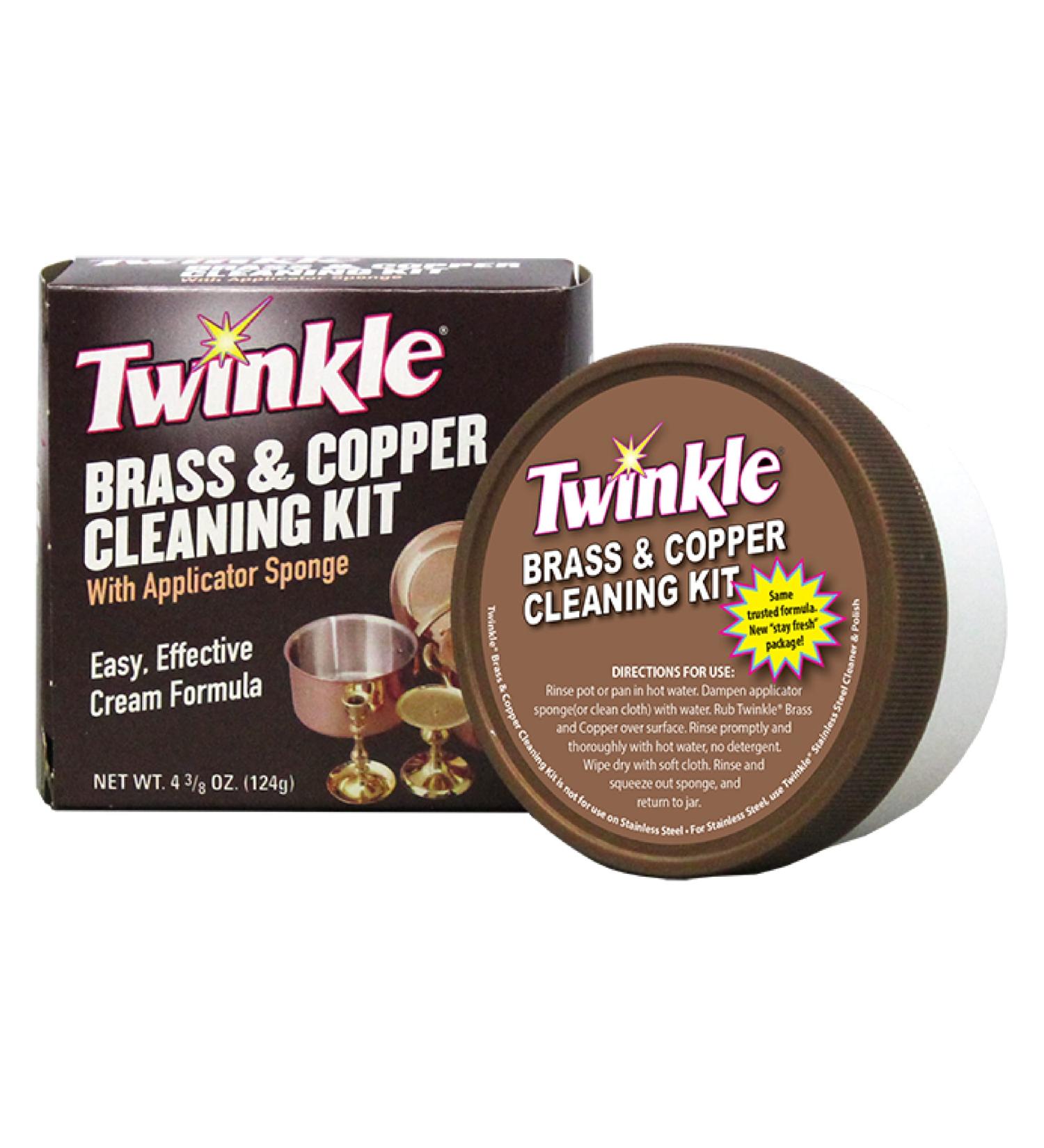 Twinkle Brass Copper Cleaning Kit - Professional Grade Polishing Solution - Buy Online on SooperMarket.com
