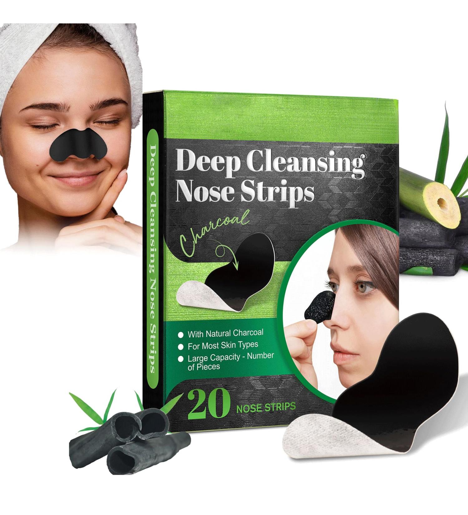Nose Strips 20 Pcs for Blackheads - Deep Cleansing Pore Strips for Men & Women - Blackhead Remover - Buy Online on SooperMarket.com