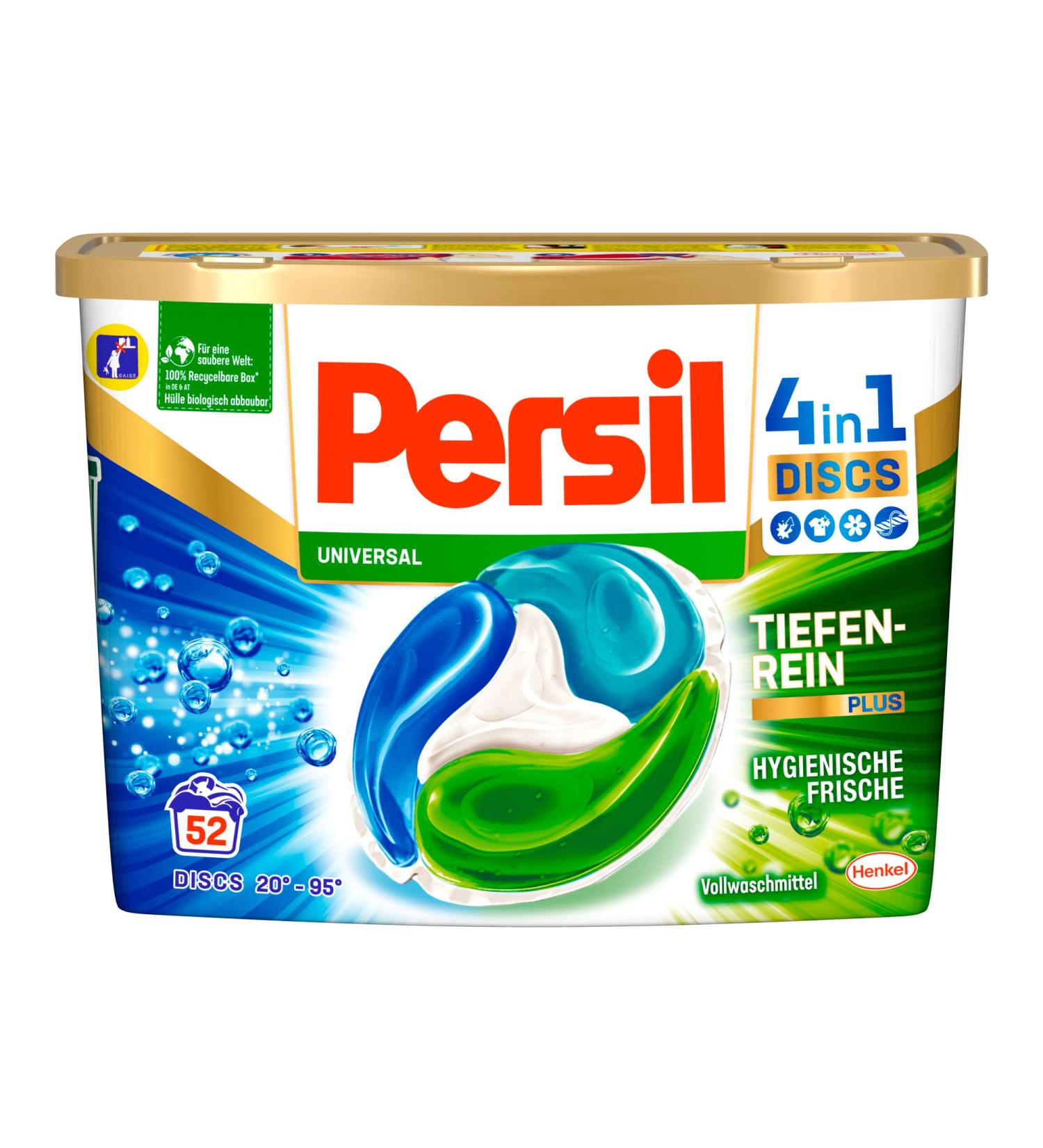 Persil Universal 4in1 Discs - 52 Wash Capsules for Bright Colors & Deep Clean | Long-Lasting Freshness | Premium Laundry Detergent - Buy Online on SooperMarket.com