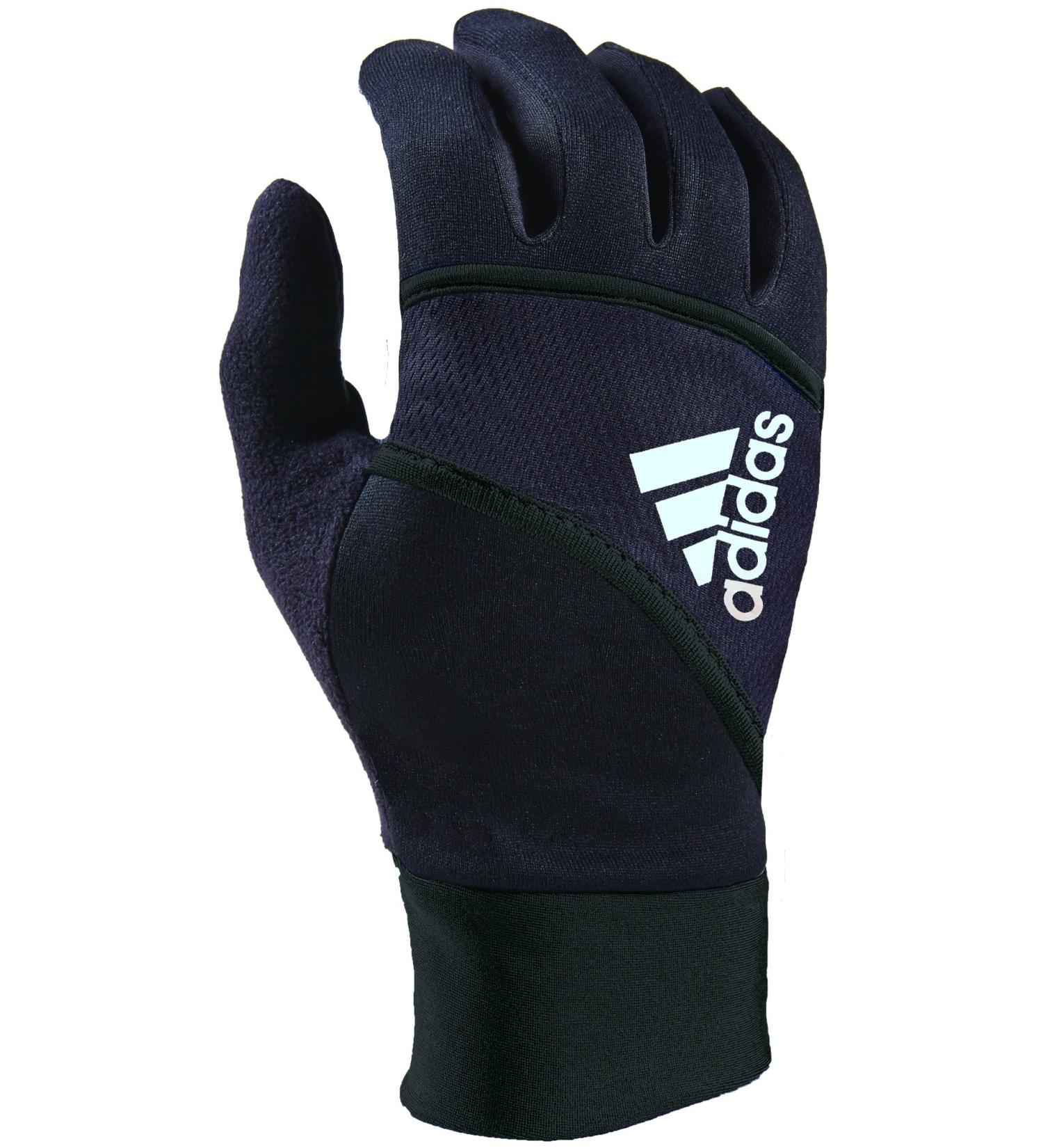 adidas Winter Performance Dash Gloves - Medium/Large Dash 2.0 (Black/White) | Multiple Touchscreen Conductivity Points - Buy Online on SooperMarket.com