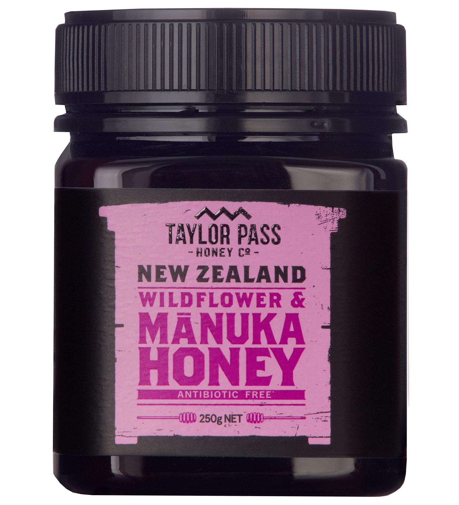Taylor Pass Honey Co. Wildflower & Manuka Honey | Sustainable New Zealand Honey | 250g - Buy Online on SooperMarket.com