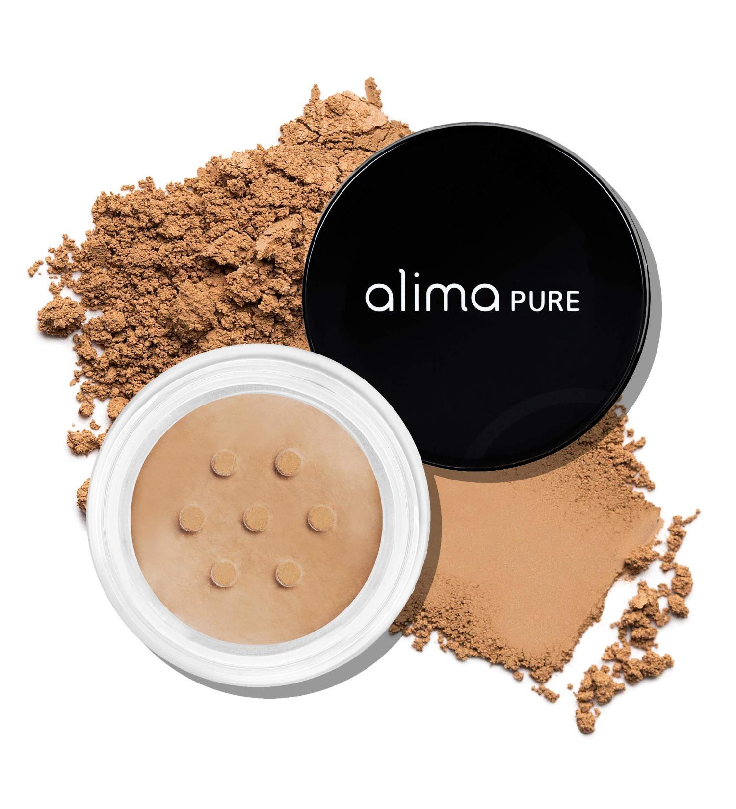 Alima Pure Full Coverage Concealer Makeup - Velvety Mineral Powder Concealer for Dark Circles - Maple 0.07 Ounce - Buy Online on SooperMarket.com