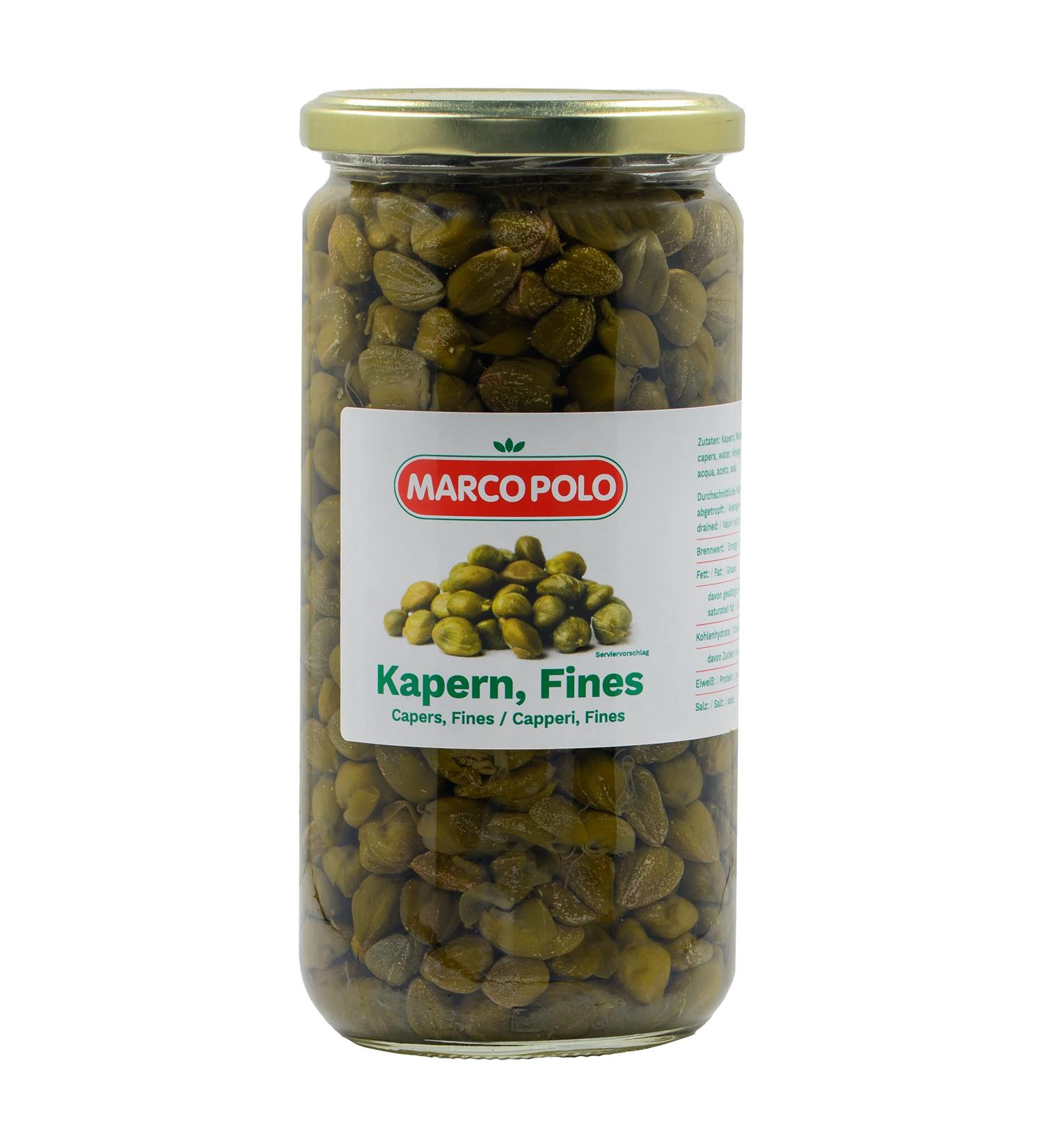 Hymor Capers Fines 450g - Premium Pickled Capers for Pizza Pasta & Sauces - Ideal for Vitello Tonnato & More - International Shipping Available - Buy Online on SooperMarket.com