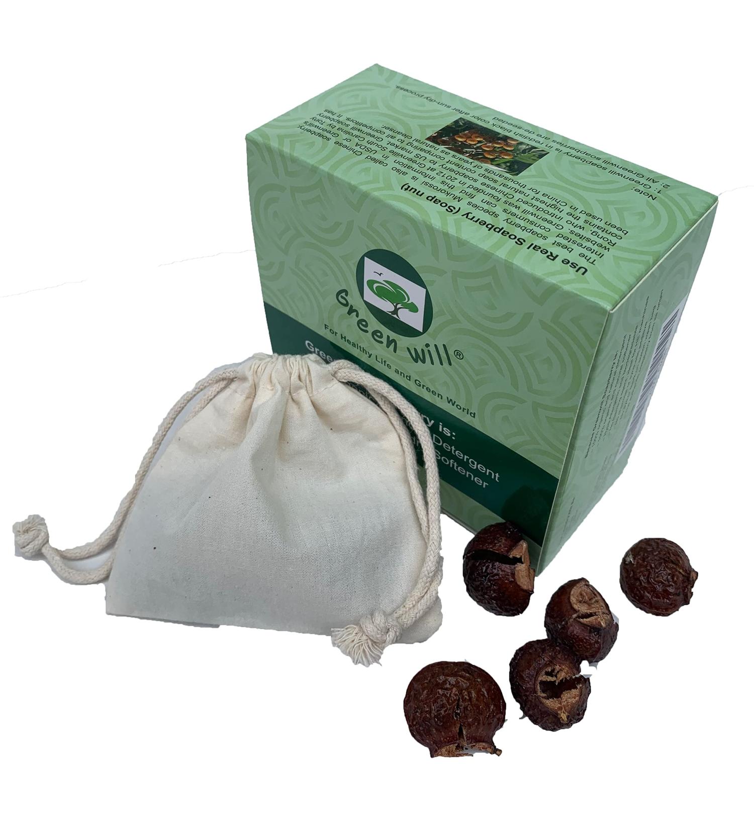 Shop Greenwill Organic De-seeded Soapberry - 6oz Natural Laundry Detergent with Wash Bag | Eco-Friendly Vegan International Shipping - Buy Online on SooperMarket.com