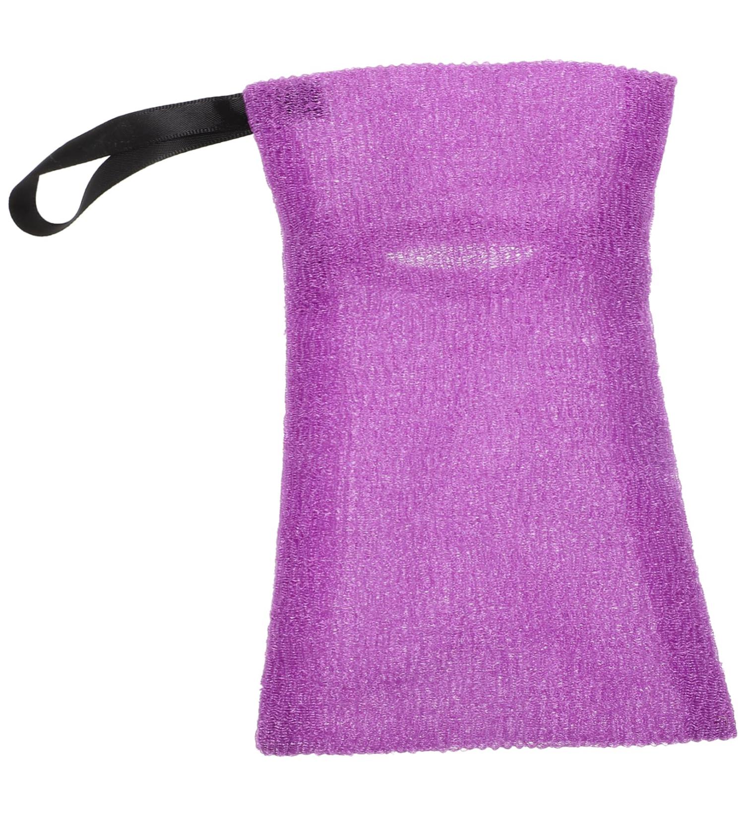 FOMIYES Bath Bag Shampoo Soap Nylon Net Bag Purple Thicken - Buy Online on SooperMarket.com