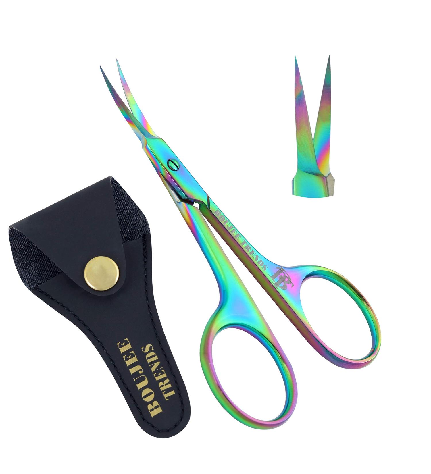 Multi-Purpose Small Manicure Scissors - Cuticle, Eyebrow, Eyelash, Mustache Trimming - Buy Online on SooperMarket.com