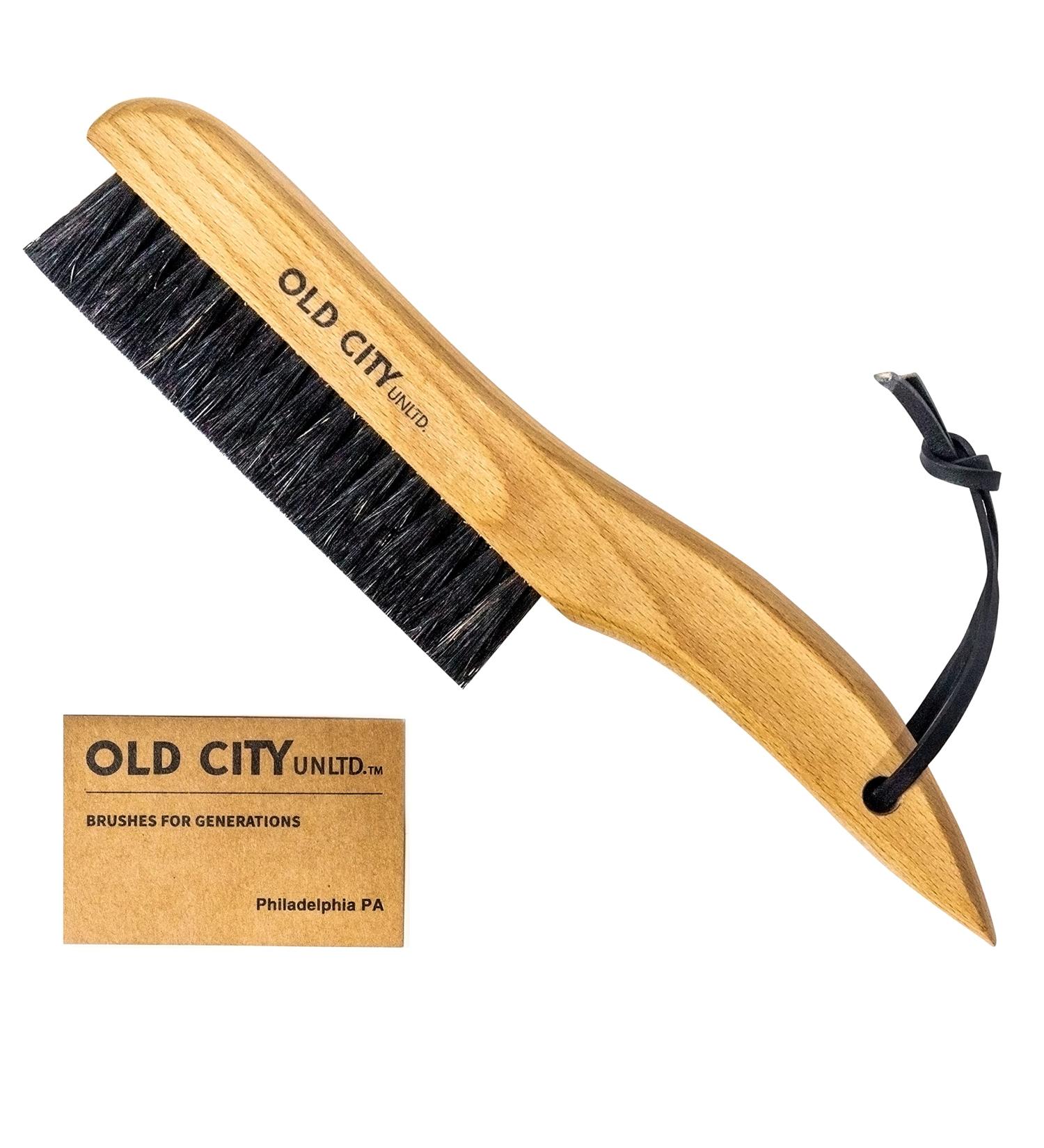 100% Boar Bristle Clothes Brush - Lint Remover for Suits Suede & Upholstery | USA Shipping - Buy Online on SooperMarket.com