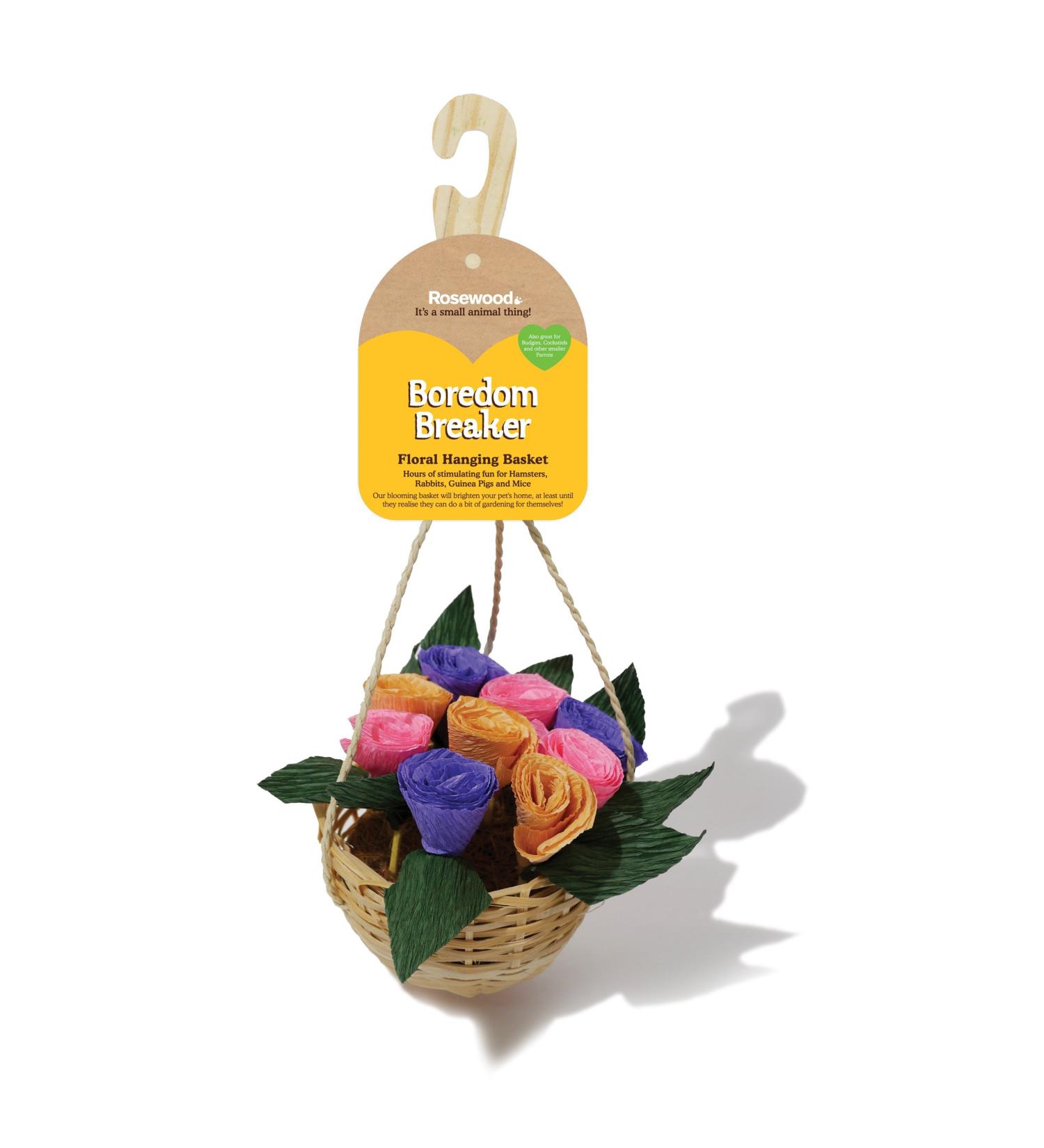Rosewood Boredom Breaker Floral Hanging Basket Toy for Small Animals - Buy Online on SooperMarket.com