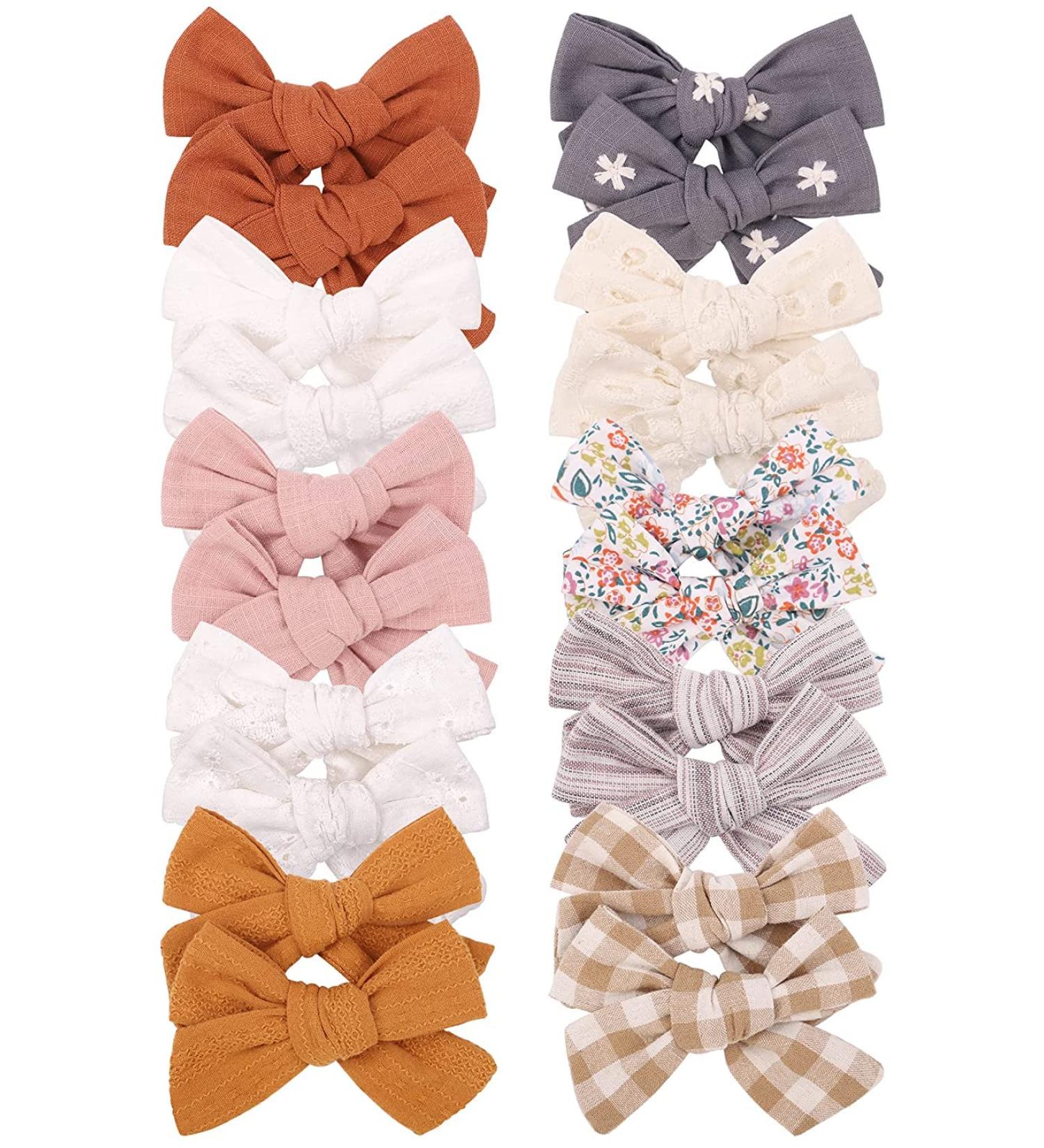 20PCS Fully Lined Hair Clips for Baby Girls Toddlers & Teens - Perfect Hair Loops for Children - Buy Online on SooperMarket.com