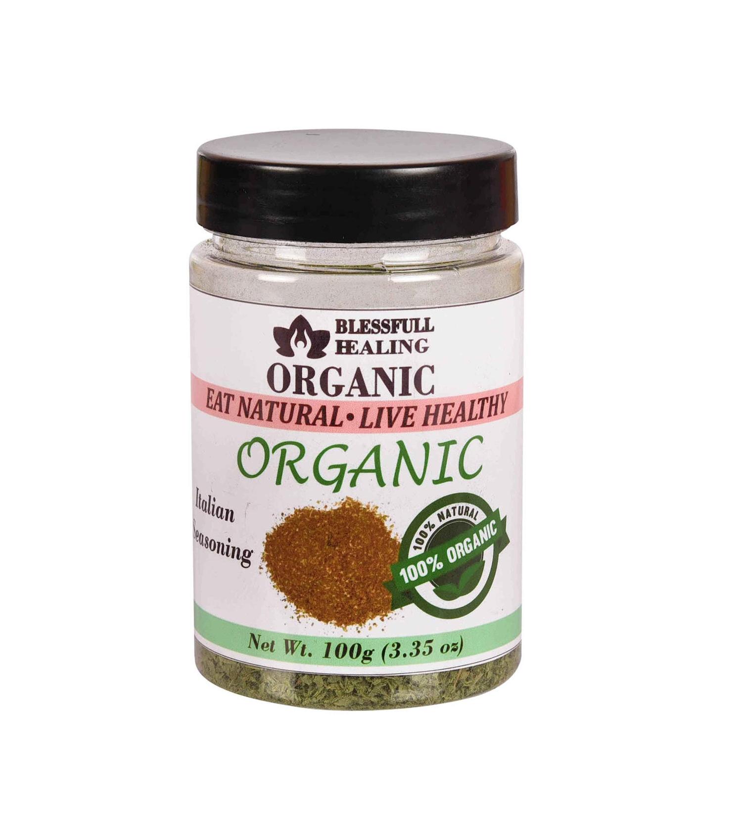 Blessfull Healing Organic Italian Seasoning 100 Gram Airtight Container (Packing May Vary) 100 Gram 3.35 oz - Buy Online on SooperMarket.com