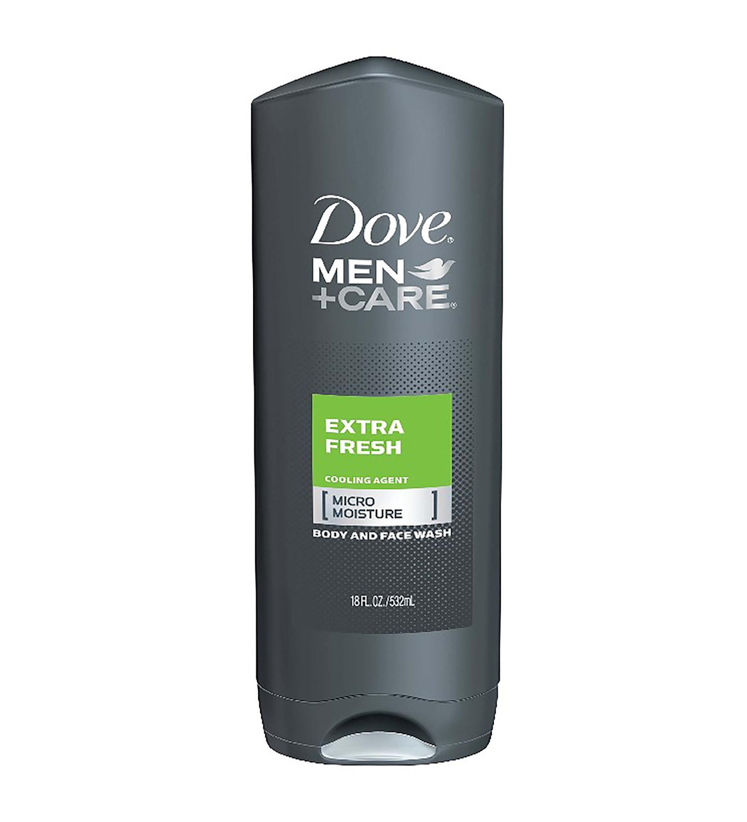 Dove Men+Care Extra Fresh Body & Face Wash 18 fl oz - Refreshing Clean for Men - Buy Online on SooperMarket.com
