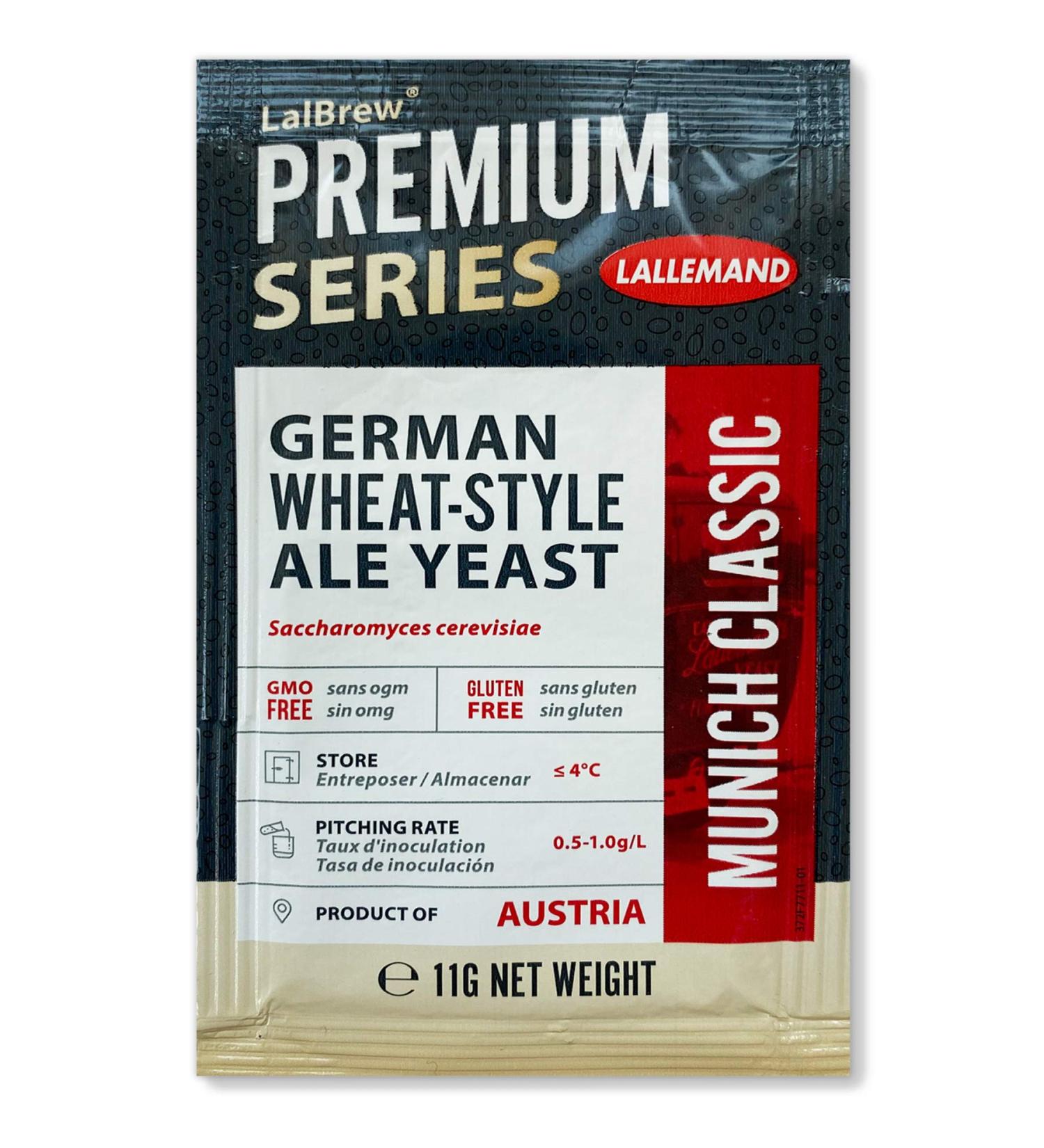 Buy Lallemand Munich Classic Bierhefe | 11g Dry Yeast for Wheat & Pils | Ideal for Hobby Brewers - International Shipping - Buy Online on SooperMarket.com