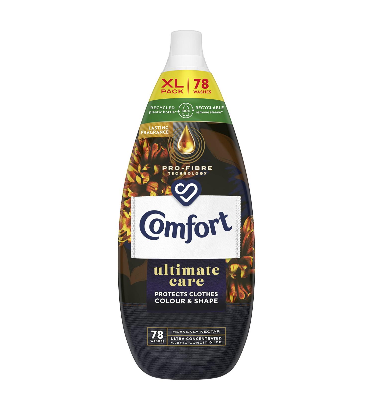 Comfort Perfume Deluxe Heavenly Nectar Fabric Conditioner 1.178L - Ultra Concentrated | White | Long Lasting Fragrance - Buy Online on SooperMarket.com