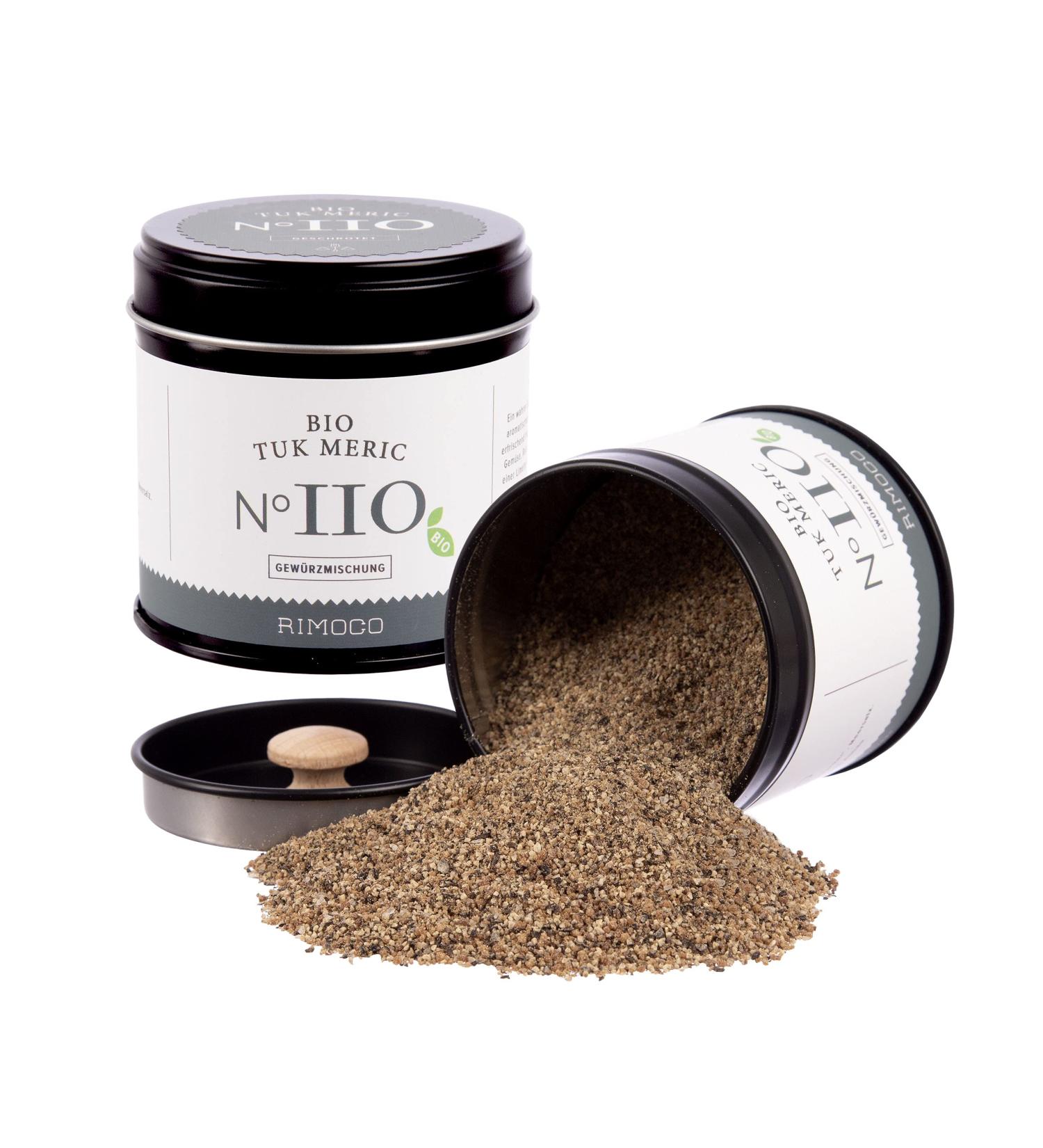Buy Rimoco N 110 Organic Tuk Meric Pepper - Cambodian Pepper Dip with Coconut Blossom Sugar & Sea Salt | 90g Elegant Spice Can - DE- KO-007 - Buy Online on SooperMarket.com